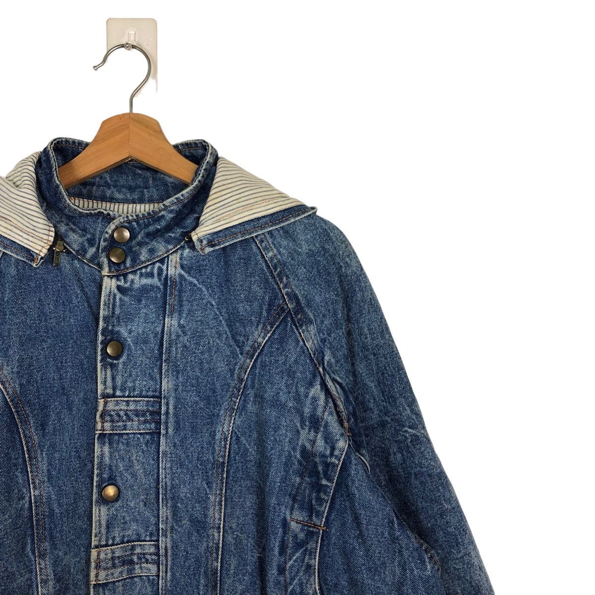 Japanese Brand 🔥RARE HIKORY DENIM JACKET CARGO ISSEY MIYAKE DESIGN Size US M / EU 48-50 / 2 - 6 Thumbnail