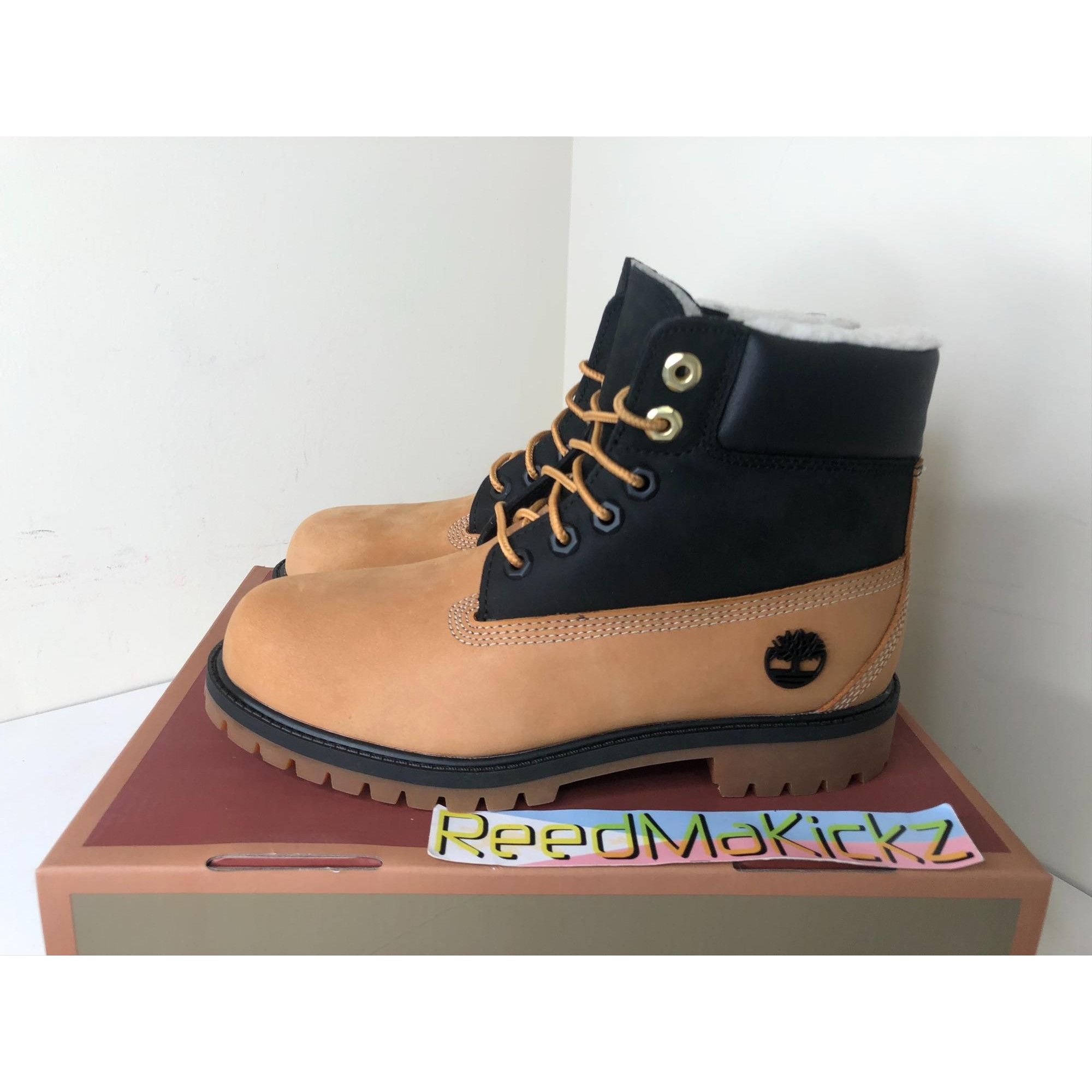 Timberland Timberland Boots Shearling Wheat GS 6Y Size US 6 / EU 39 - 1 Thumbnail