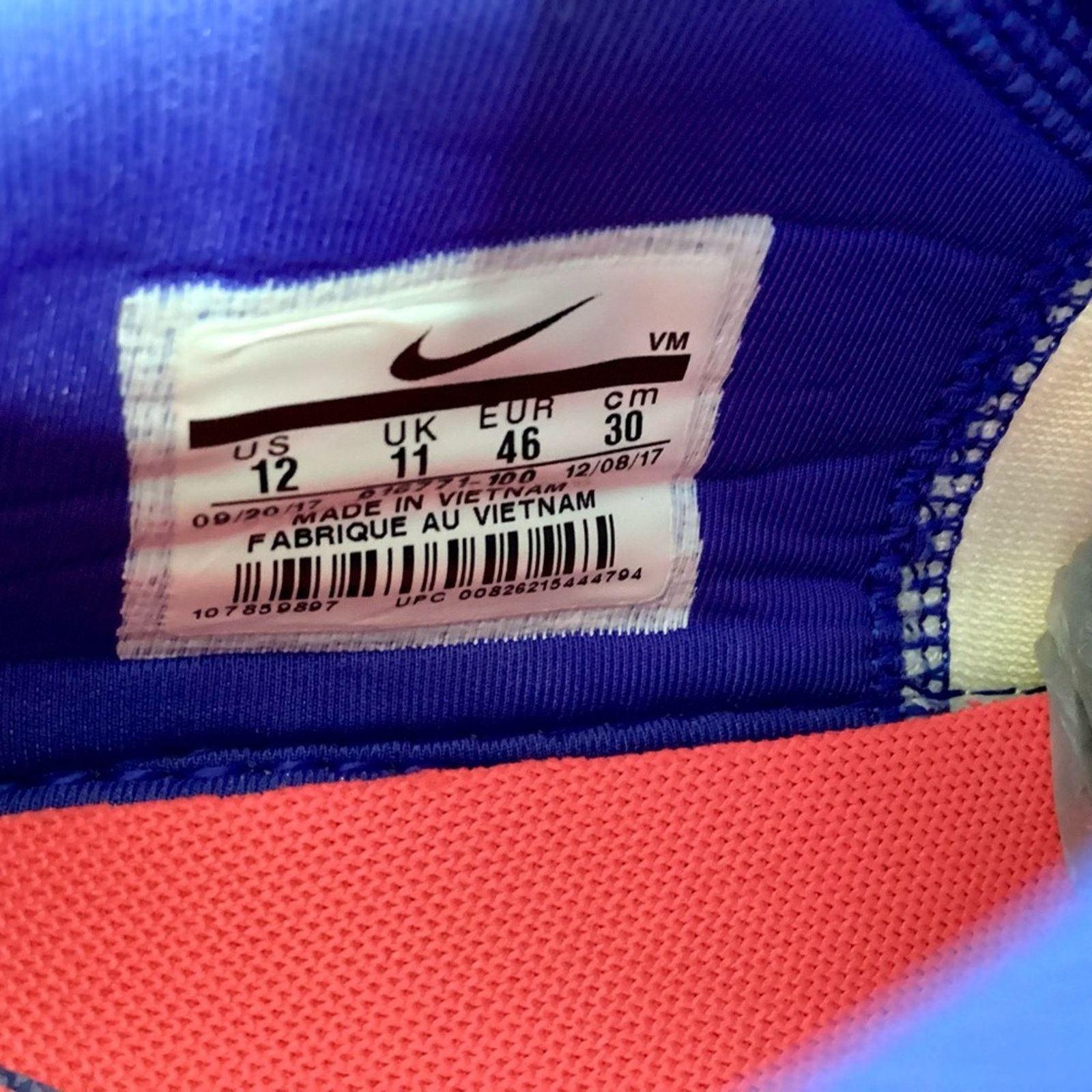 Nike Nike Air Max Motion Racer Ultramarine Size US 12 / EU 45 - 7 Thumbnail