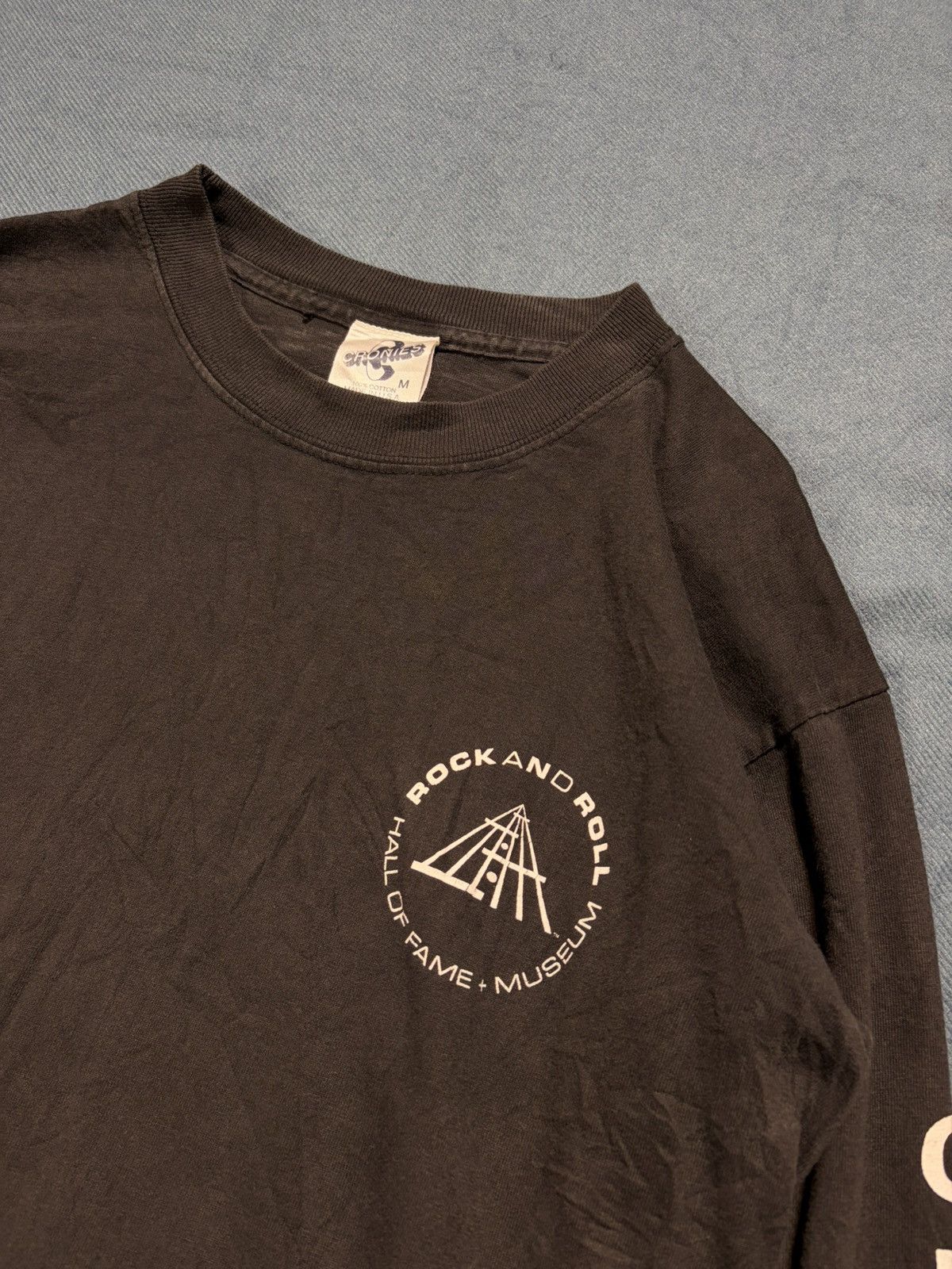 Band Tees 1998 Rock and Roll Hall Of Fame Cronies Tag LS T Shirt Size US M / EU 48-50 / 2 - 3 Thumbnail