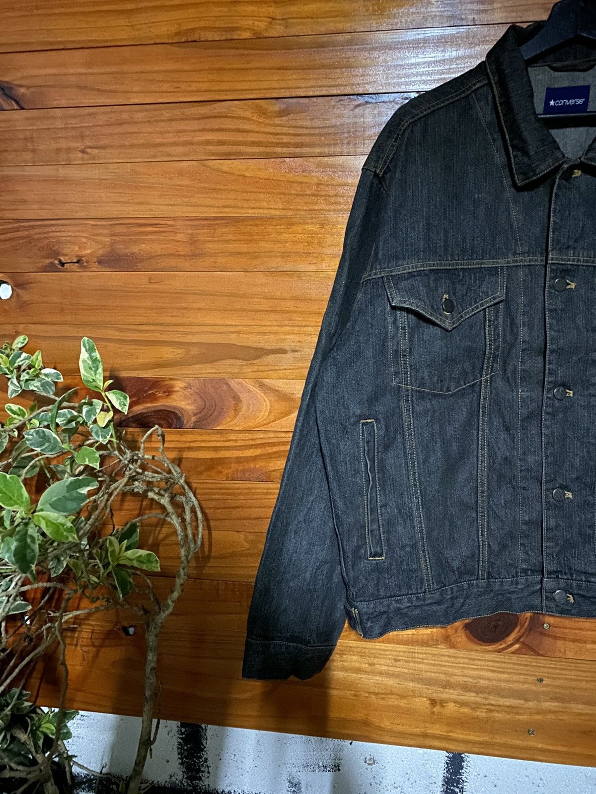 Converse Converse Denim Trucker Jacket | Vintage Indigo Jean Jacket Size US XXL / EU 58 / 5 - 6 Thumbnail