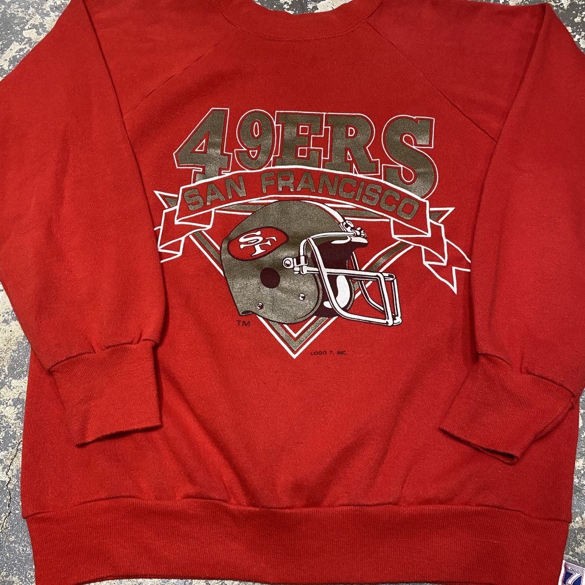 Logo 7 × NFL × Vintage Vintage San Francisco 49ers Logo 7 Crewneck Sweatshirt Size US M / EU 48-50 / 2 - 7 Thumbnail