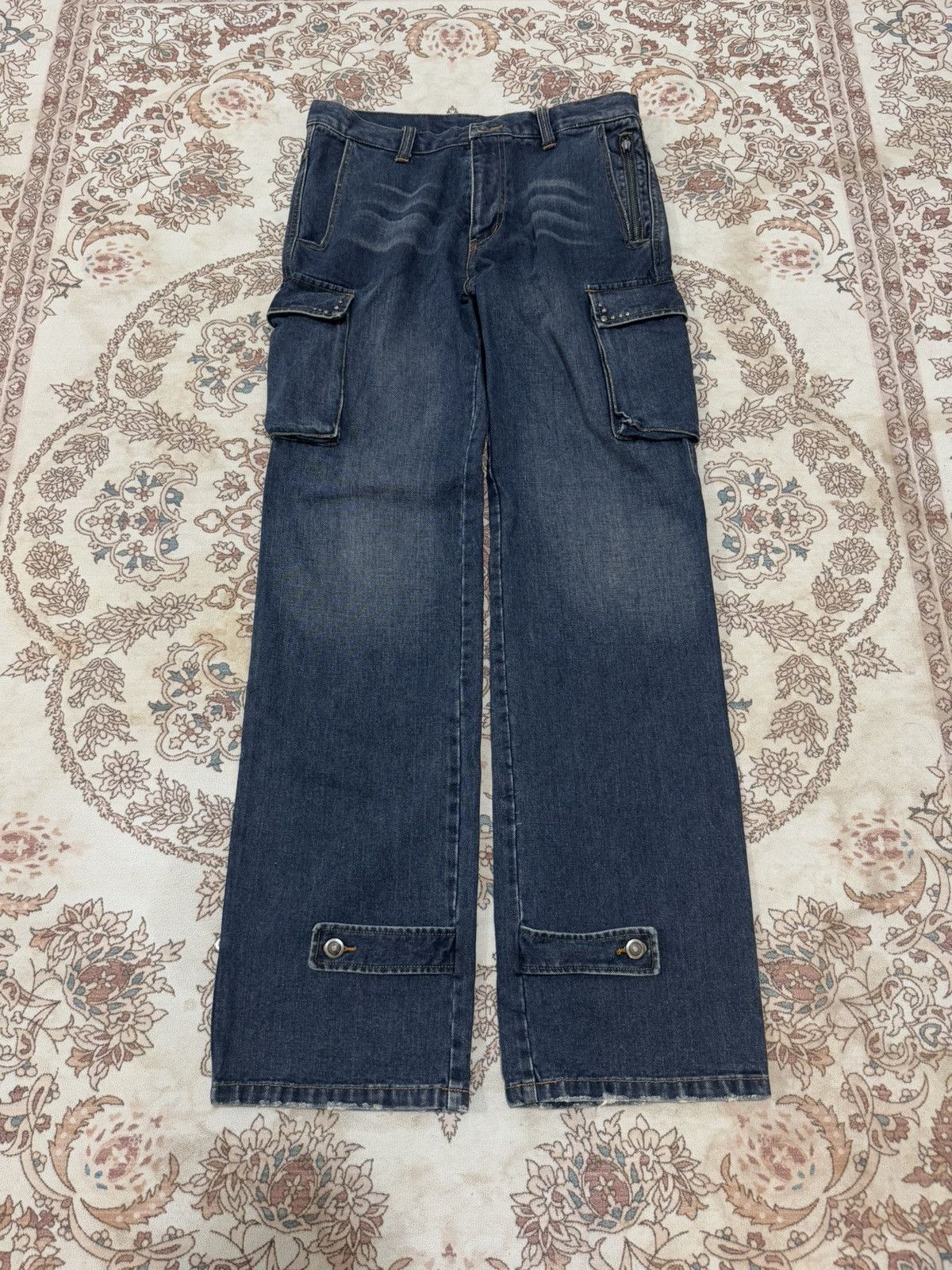 If Six Was Nine × Japanese Brand × Vintage Vintage Custom Culture Japan Cargo Jeans Size US 32 / EU 48 - 1 Thumbnail