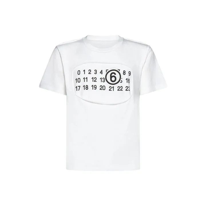 Maison Margiela MM6 Maison Margiela Short Sleeve Graphic Tee 0079 Size US XL / EU 56 / 4 - 1 Thumbnail