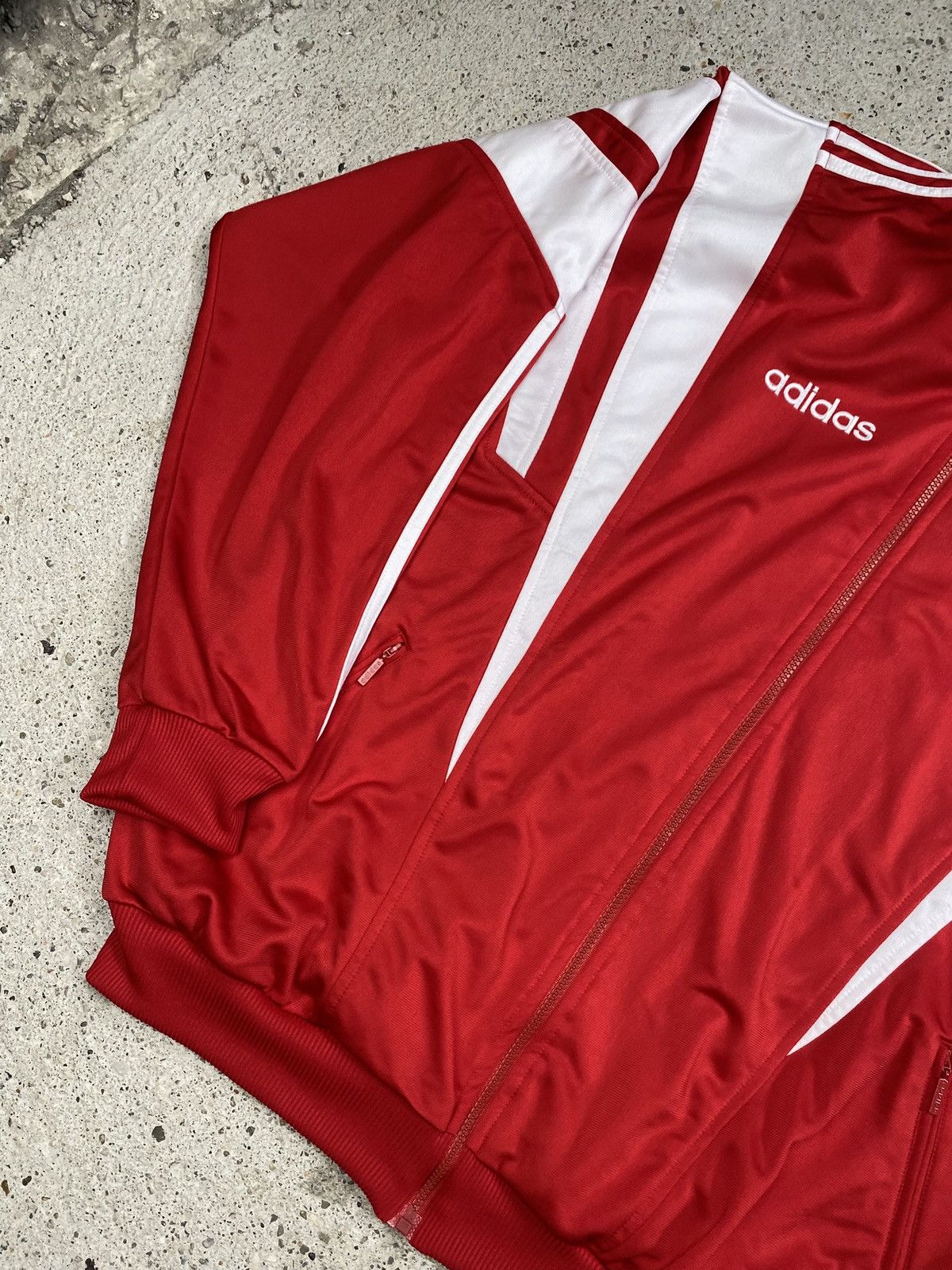 Adidas Adidas vintage tracksuit set red 90s Size US XXL / EU 58 / 5 - 7 Thumbnail