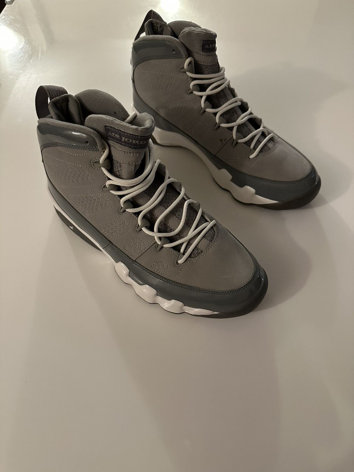 Jordan Brand × Nike •SAMPLE• Jordan 9 Retro Cool Grey 2012 Size US 9 / EU 42 - 3 Thumbnail