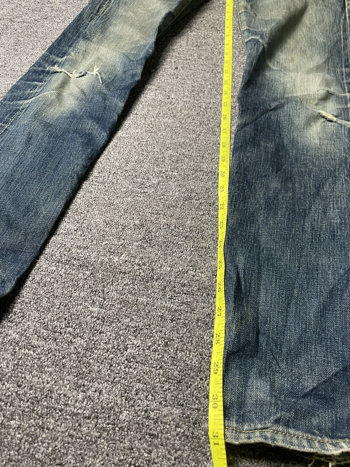 The Unbranded Brand Unbranded Brand Straight Cut Jeans (83) Size US 30 / EU 46 - 3 Thumbnail
