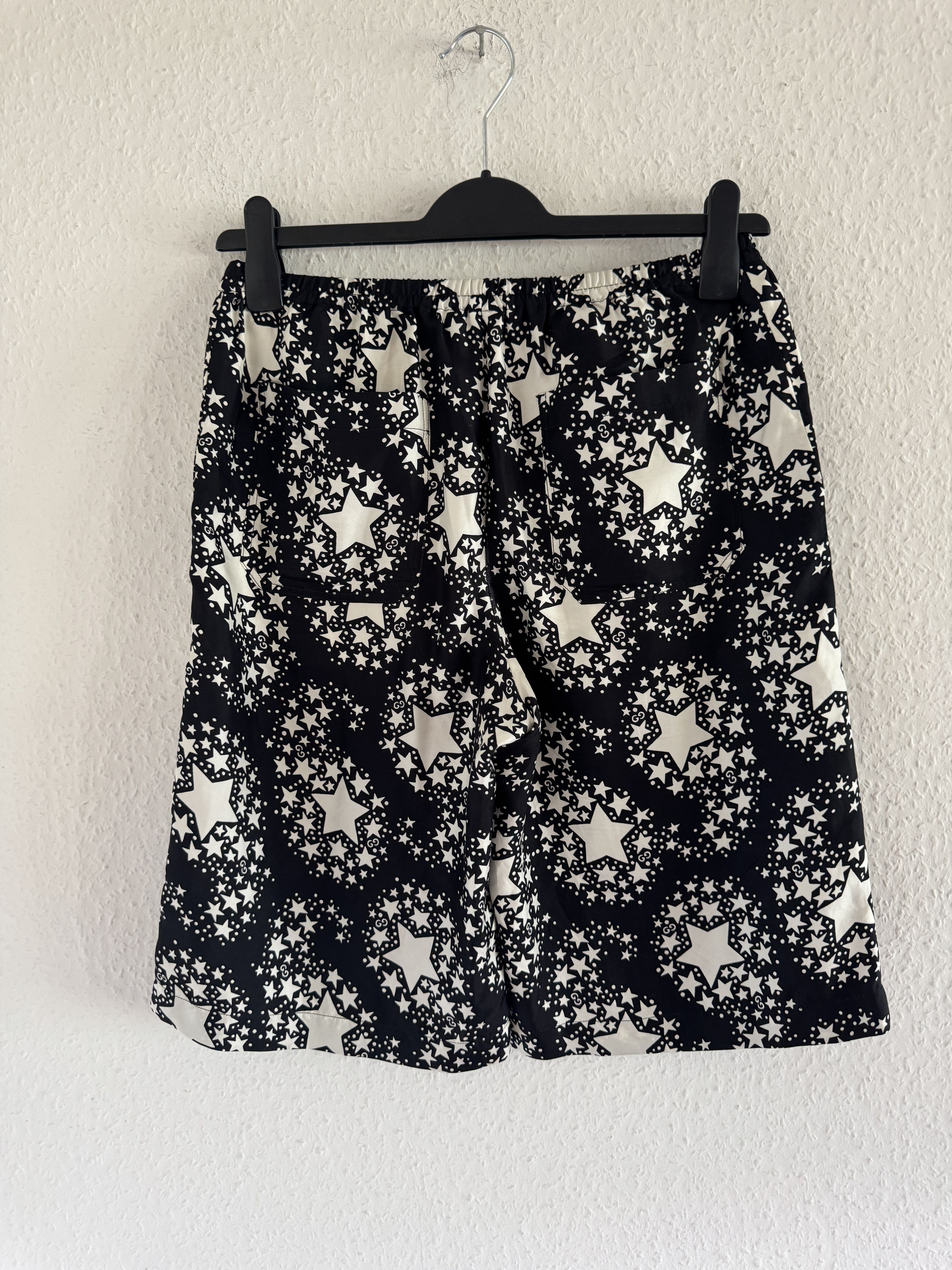 Gucci GG Star Monogram Silk Shorts Size US 28 / EU 44 - 13 Thumbnail