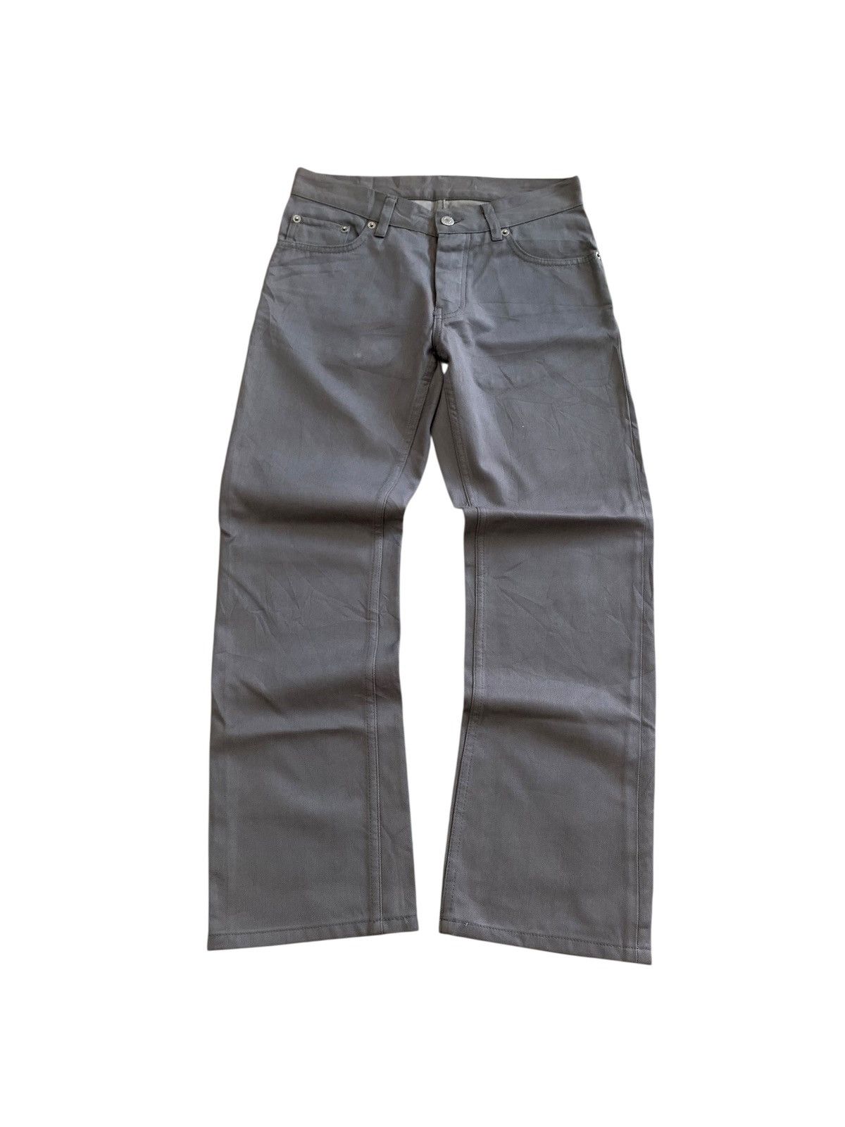 Helmut Lang Helmut Lang Raw Silk Classic Low Bootcut Denim Size US 28 / EU 44 - 1 Thumbnail