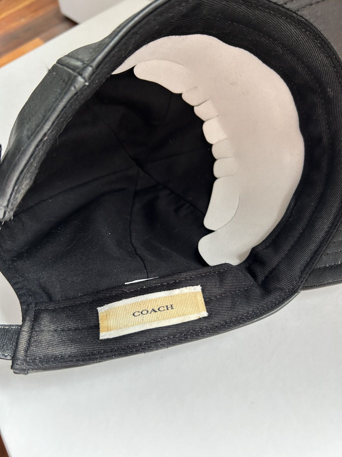 Coach Coach Leather Baseball Cap Size ONE SIZE - 5 Thumbnail