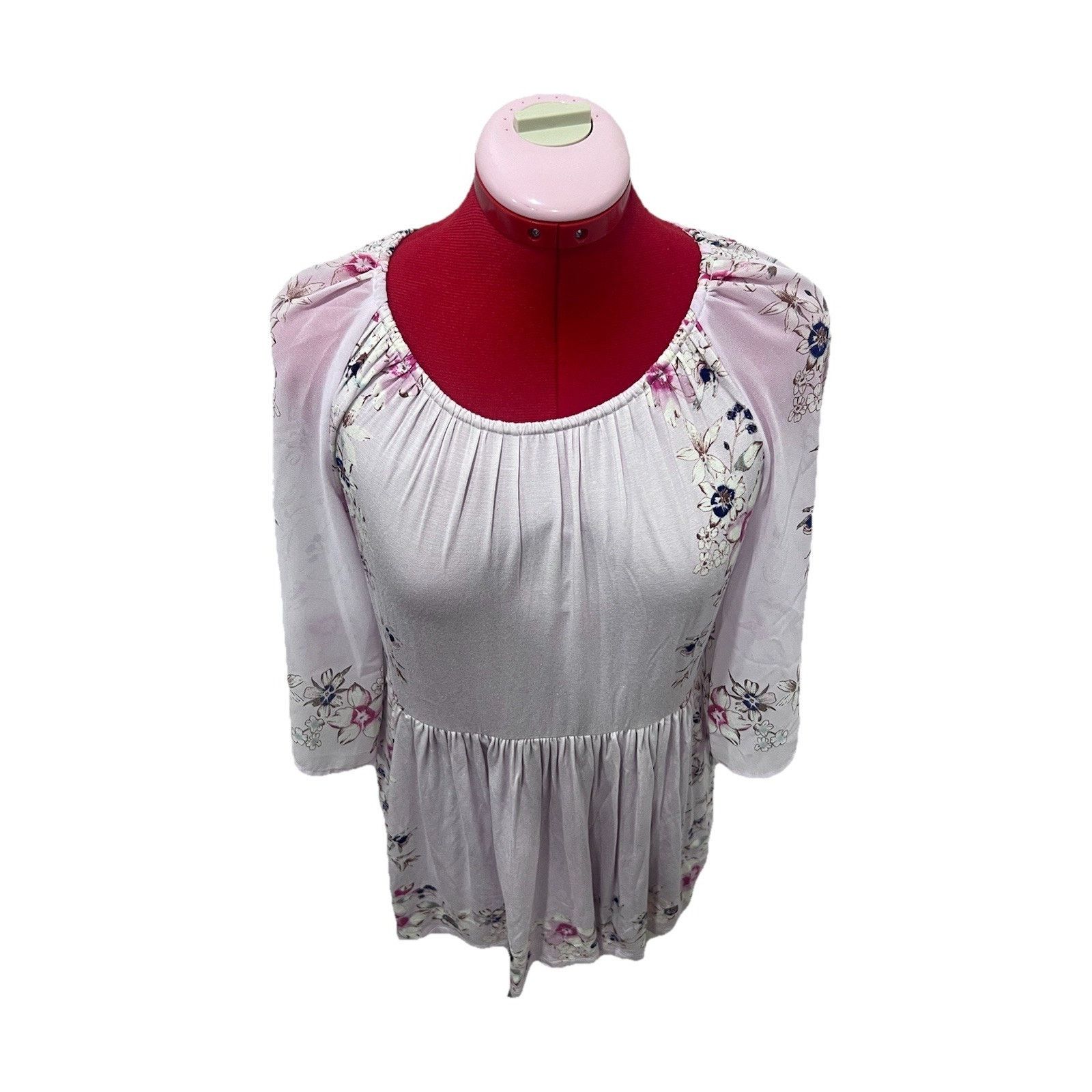 Anthropologie Anthropologie One September Pink Floral Garden Border Fairy Size XS / US 0-2 / IT 36-38 - 3 Thumbnail