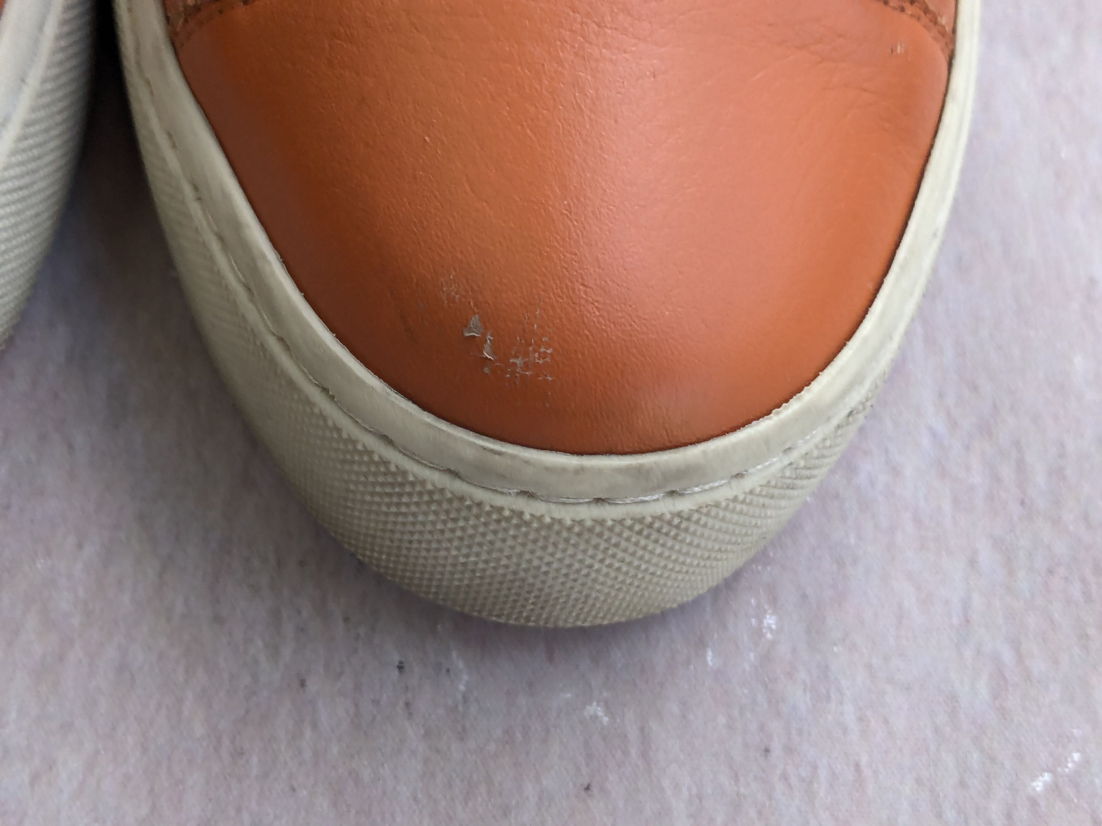 Balenciaga Balenciaga Arena Orange White High Tops Leather 9 Lace Up Size US 9 / EU 42 - 4 Thumbnail