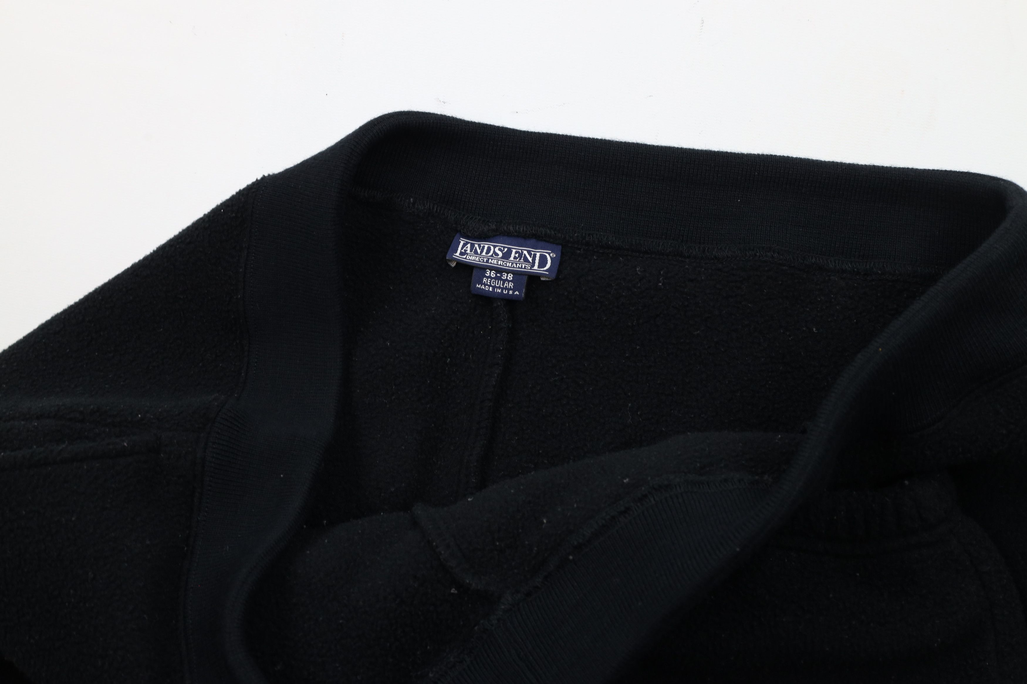 Lands' End × Vintage Vintage 90s Lands End Thick Fleece Sweatpants Joggers USA Size US 36 / EU 52 - 7 Thumbnail