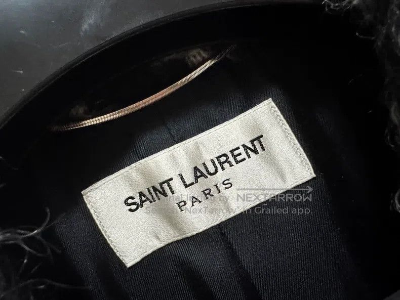 Saint Laurent Paris Saint Laurent Paris Peak Lapel Double-Breasted Houndstooth Size US M / EU 48-50 / 2 - 6 Thumbnail