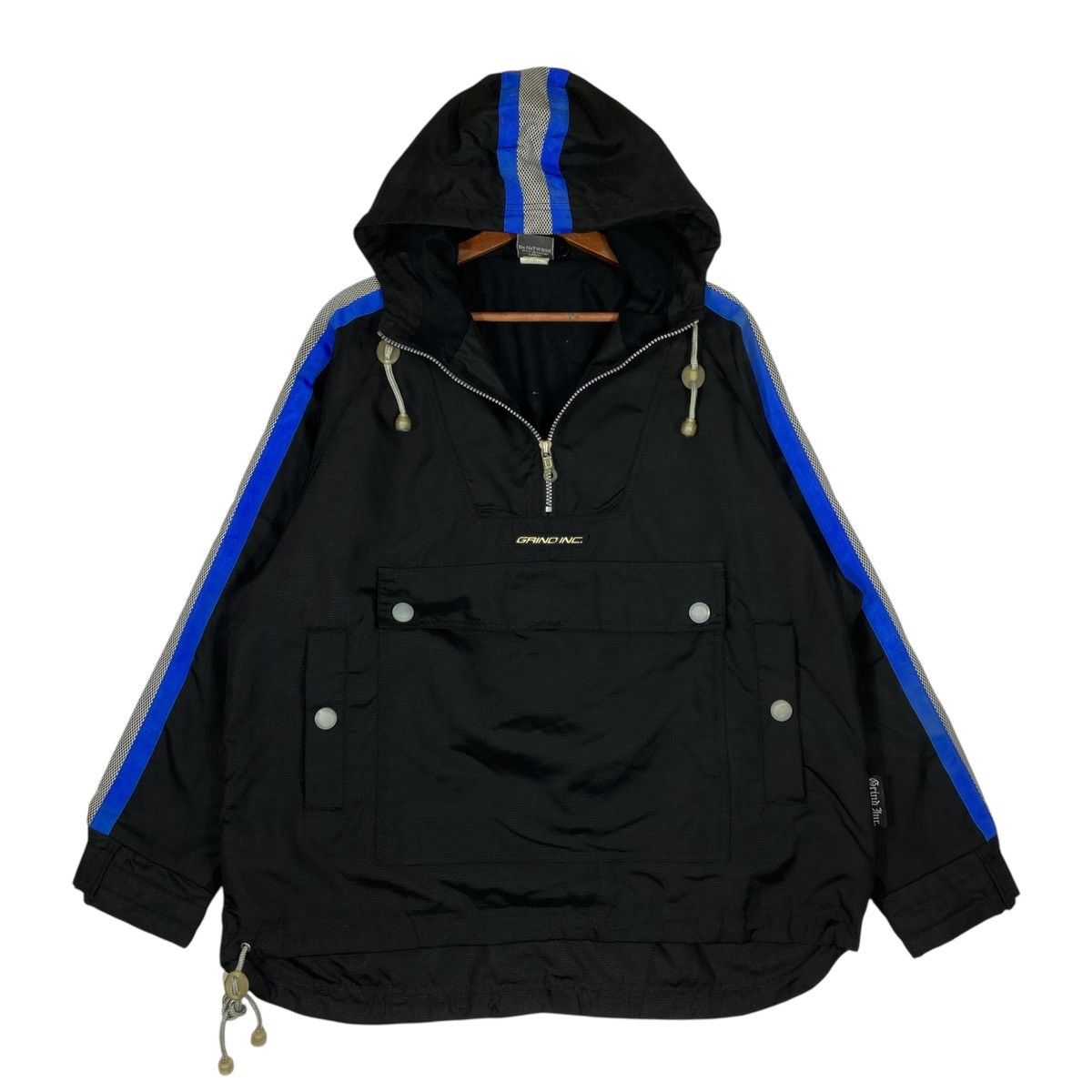 Vintage Vintage 90s Grind Inc Skateboard Anorak Jacket Size US M / EU 48-50 / 2 - 2 Thumbnail