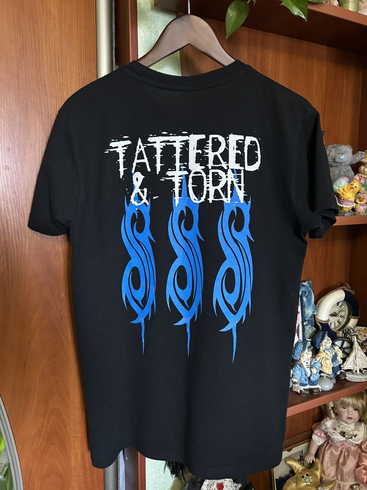 Band Tees × Slipknot × Vintage Slipknot „Tattered & Torn” 2023 Nu Heavy Metal Band T-Shirt Size US M / EU 48-50 / 2 - 2 Thumbnail