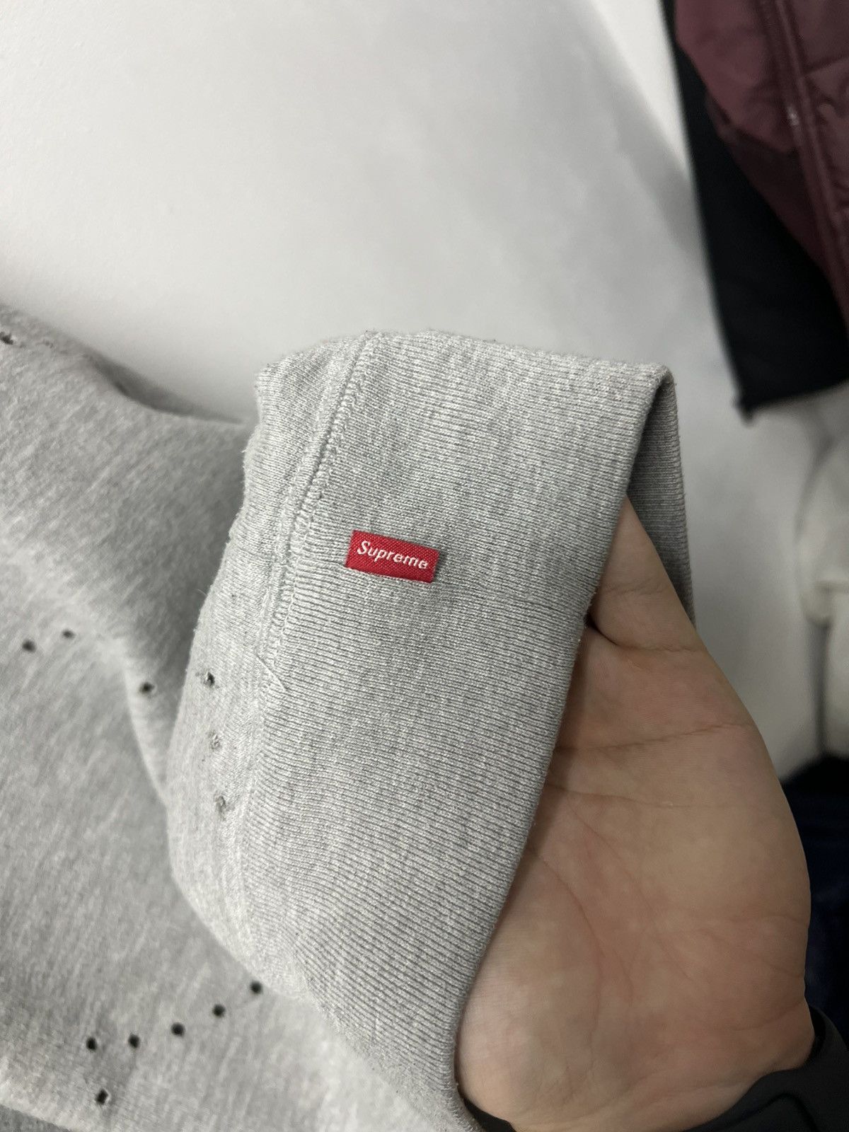 Supreme Supreme Hoodie Big Logo Gray Size US XL / EU 56 / 4 - 4 Thumbnail