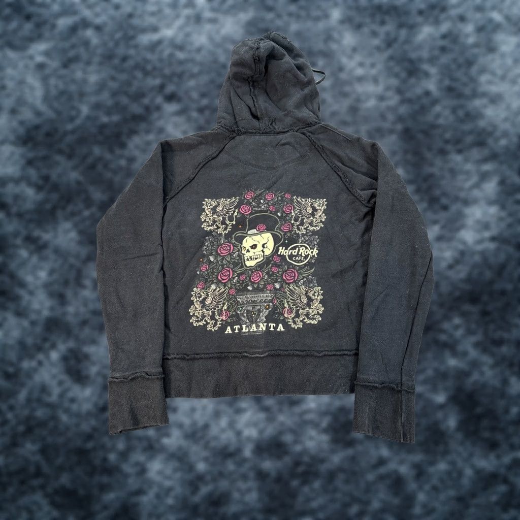 Hard Rock Cafe Hard Rock Hoodie Skull Full Zip Black Women’s L Size L / US 10 / IT 46 - 1 Thumbnail
