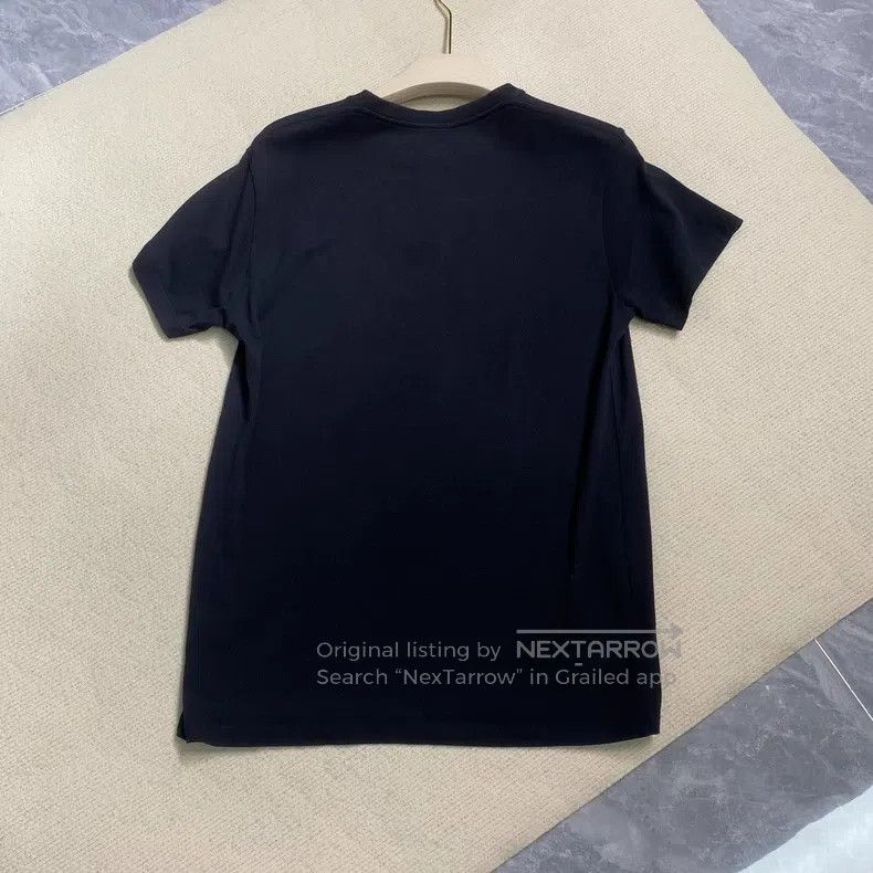 Loewe Loewe Short-sleeve S size classic with chest embroidery lo Size S / US 4 / IT 40 - 2 Thumbnail