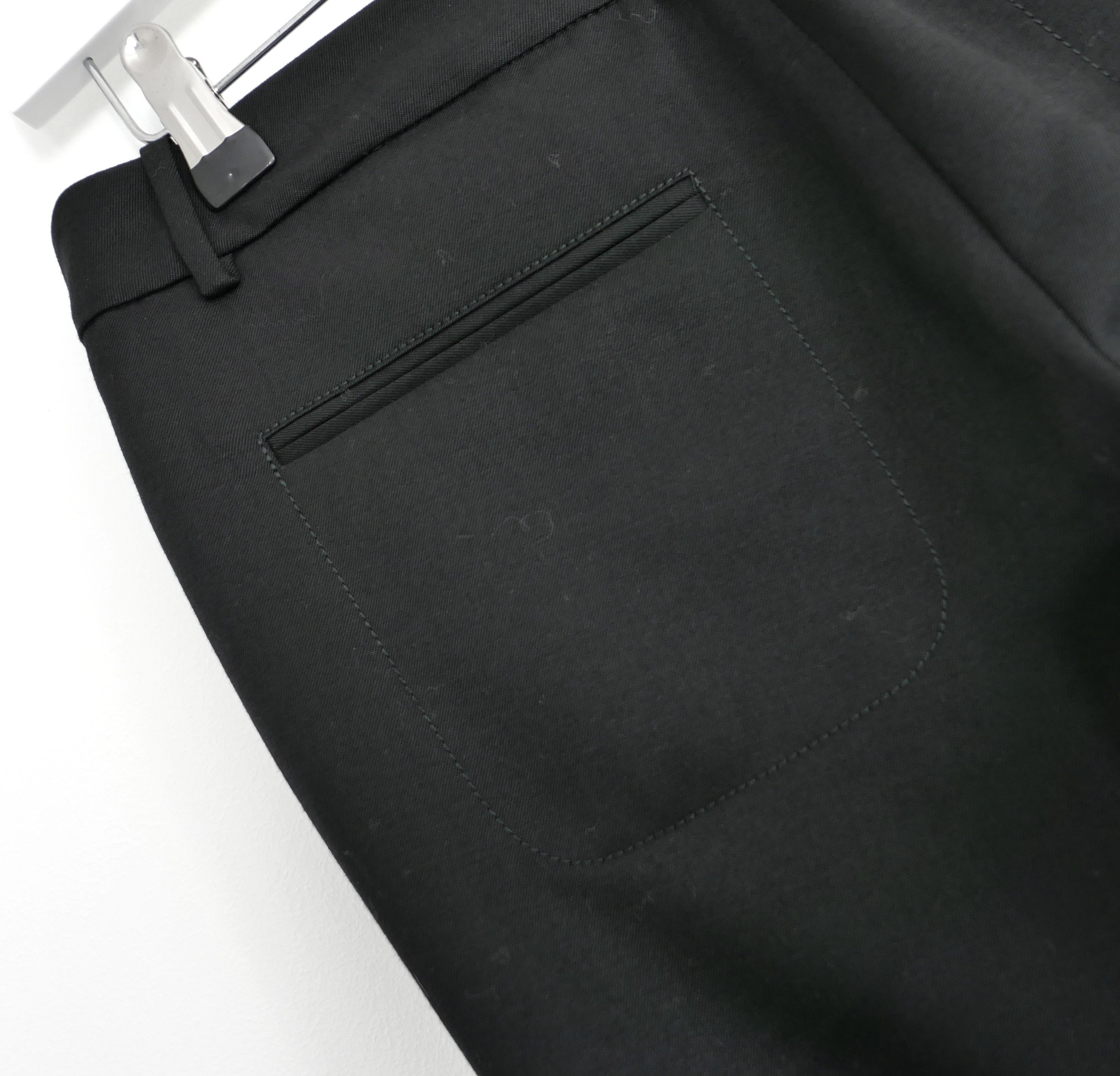 Dior Christian Dior x Galliano Fall 2006 Crow Print Trousers Size 27" / US 4 / IT 40 - 4 Thumbnail