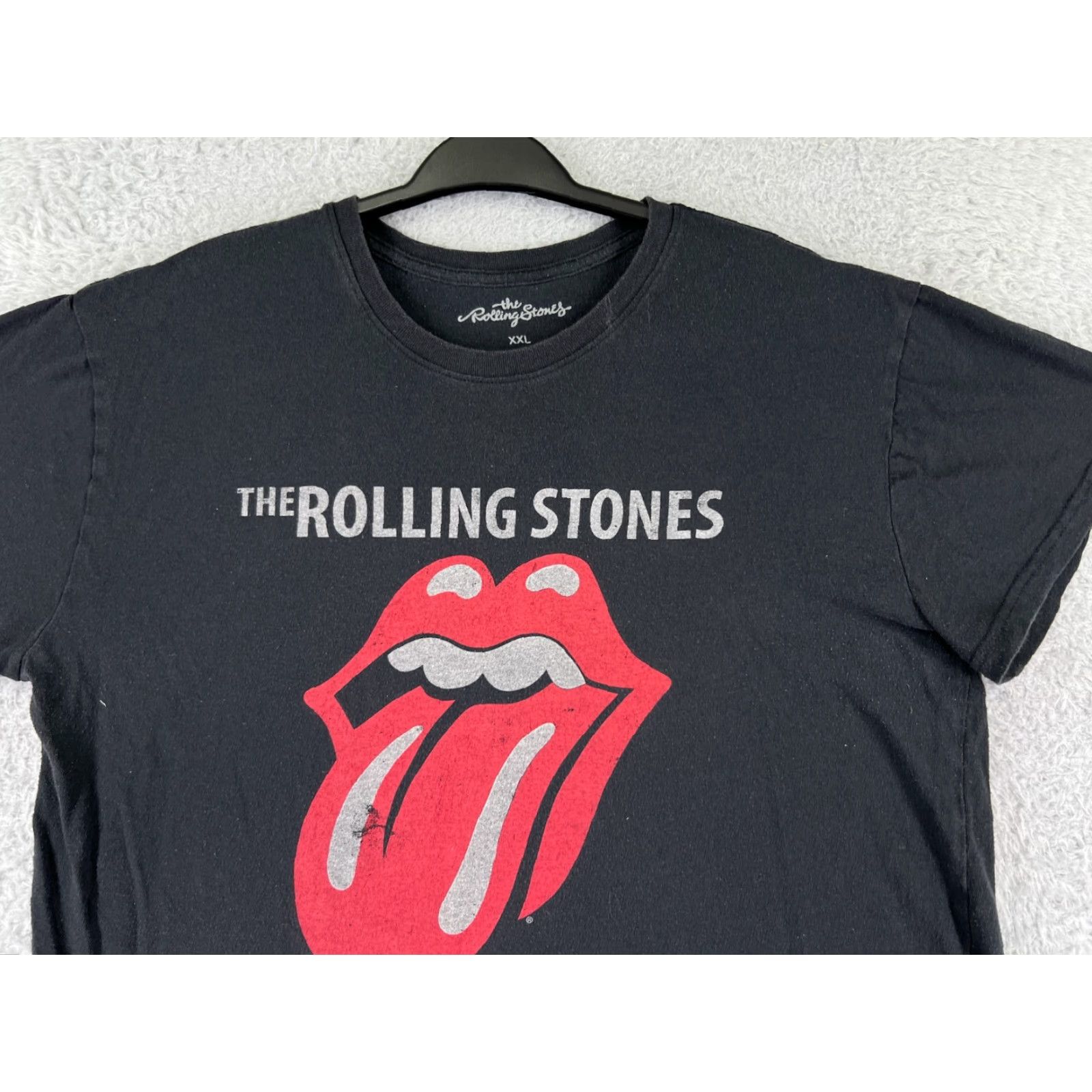Vintage Rolling Stones Shirt Womens 2XL Black Polyester Blend Short Sleeve Crew Neck T-Shirt Casual Rock Music Womens 2XL Black Size XXL / US 16-18 / IT 52-54 - 5 Thumbnail