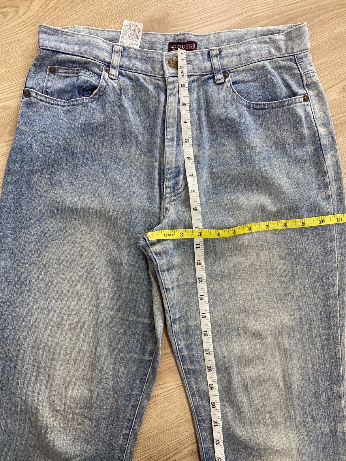 Japanese Brand Vintage GUH Japanese Brand Baggy Faded Denim Jeans Size US 30 / EU 46 - 13 Thumbnail