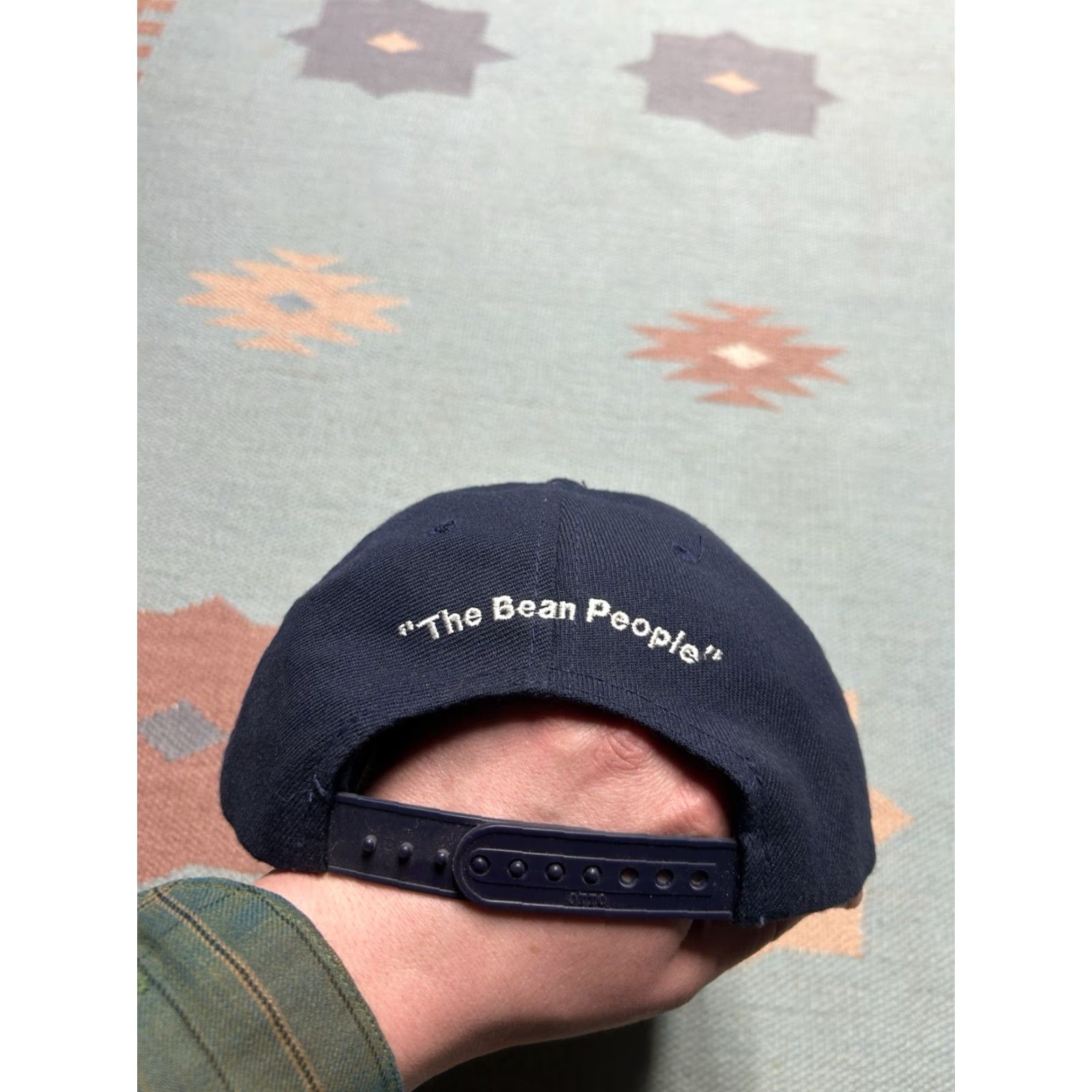 Vintage VINTAGE SnapBack Hat Cap Agri Sales Michigan Bean People Farm Blue Adjustable Mens Size ONE SIZE - 5 Thumbnail