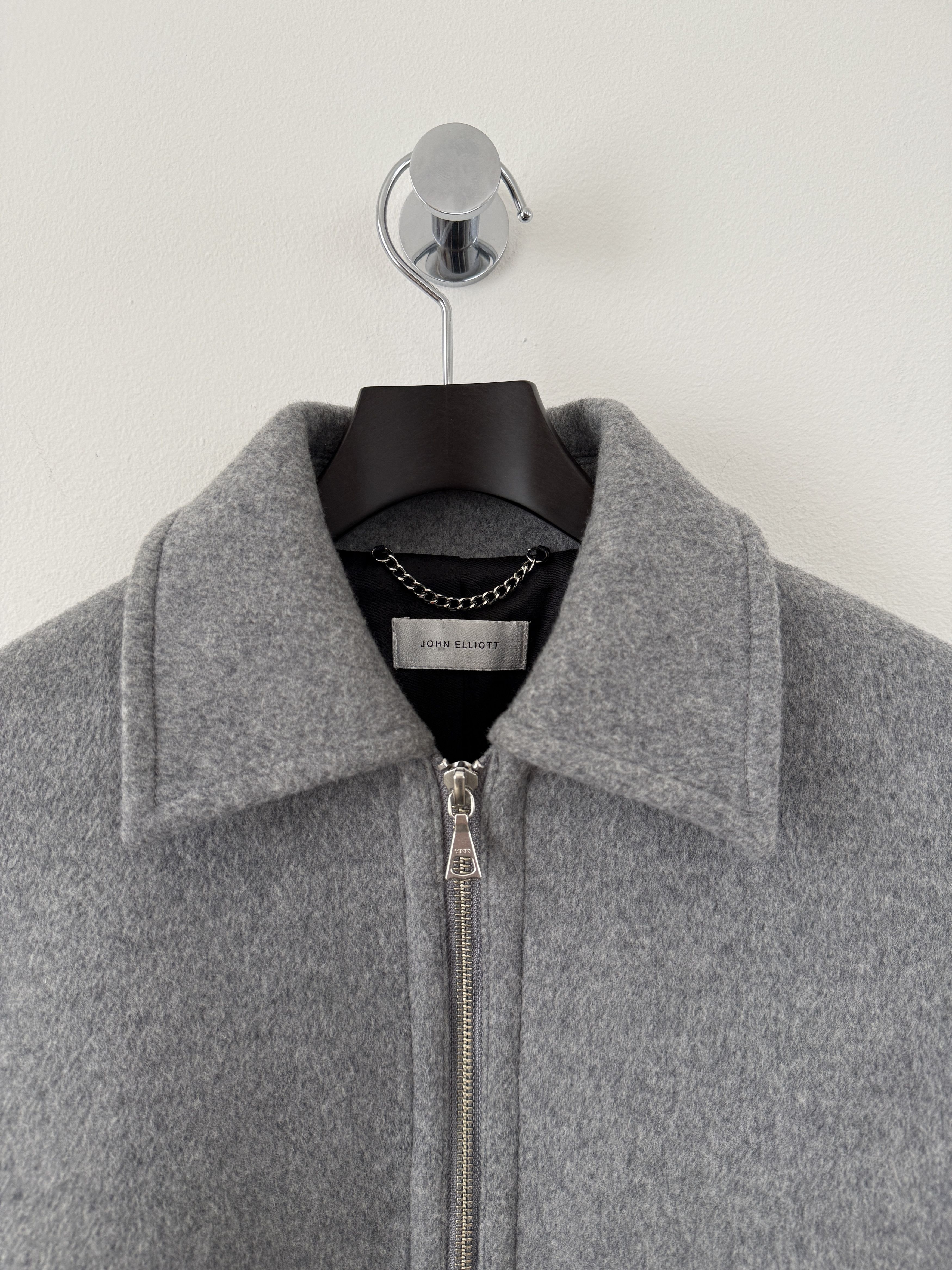John Elliott Brushed Wool Lexington Full Zip Jacket Size US S / EU 44-46 / 1 - 6 Thumbnail