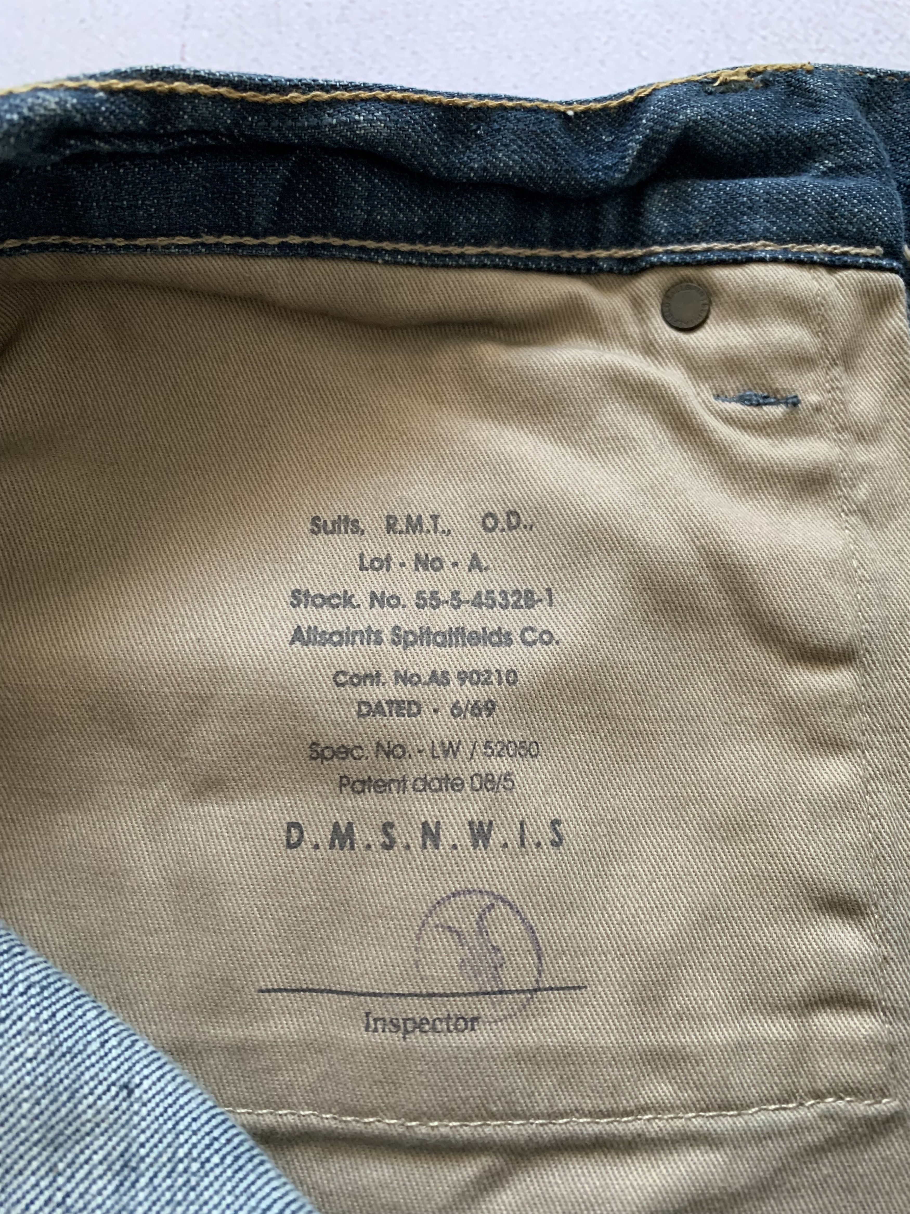 Allsaints × Japanese Brand Vintage Allsaints Jeans Denim Pants Baggy Dirty Distressed Size US 34 / EU 50 - 16 Thumbnail