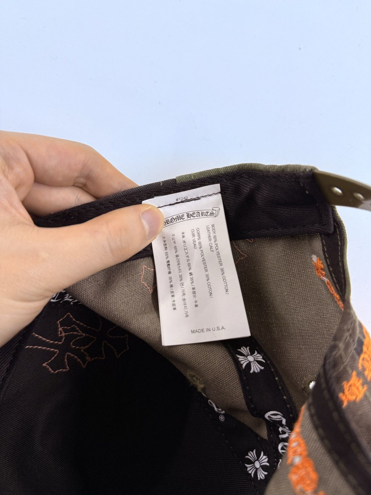 Chrome Hearts Chrome hearts camo crossing cap Size ONE SIZE - 5 Thumbnail