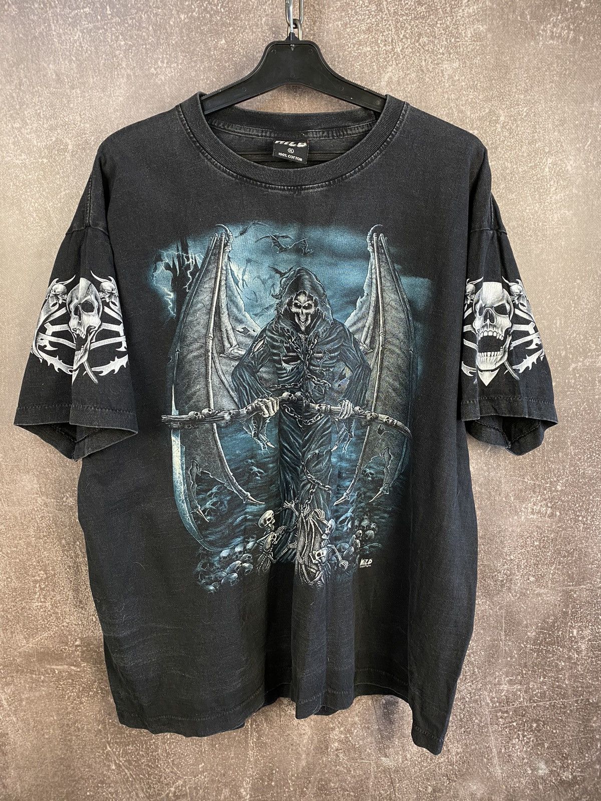 Band Tees wild vintage skull t shirt faded y2k Size US XL / EU 56 / 4 - 1 Thumbnail