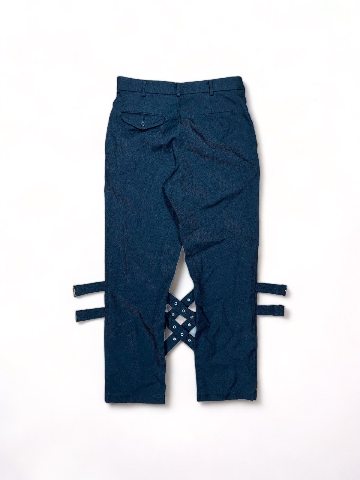 Comme des Garcons Comme Des Garçons Black - Belted Bondage Pants Size US 34 / EU 50 - 2 Thumbnail