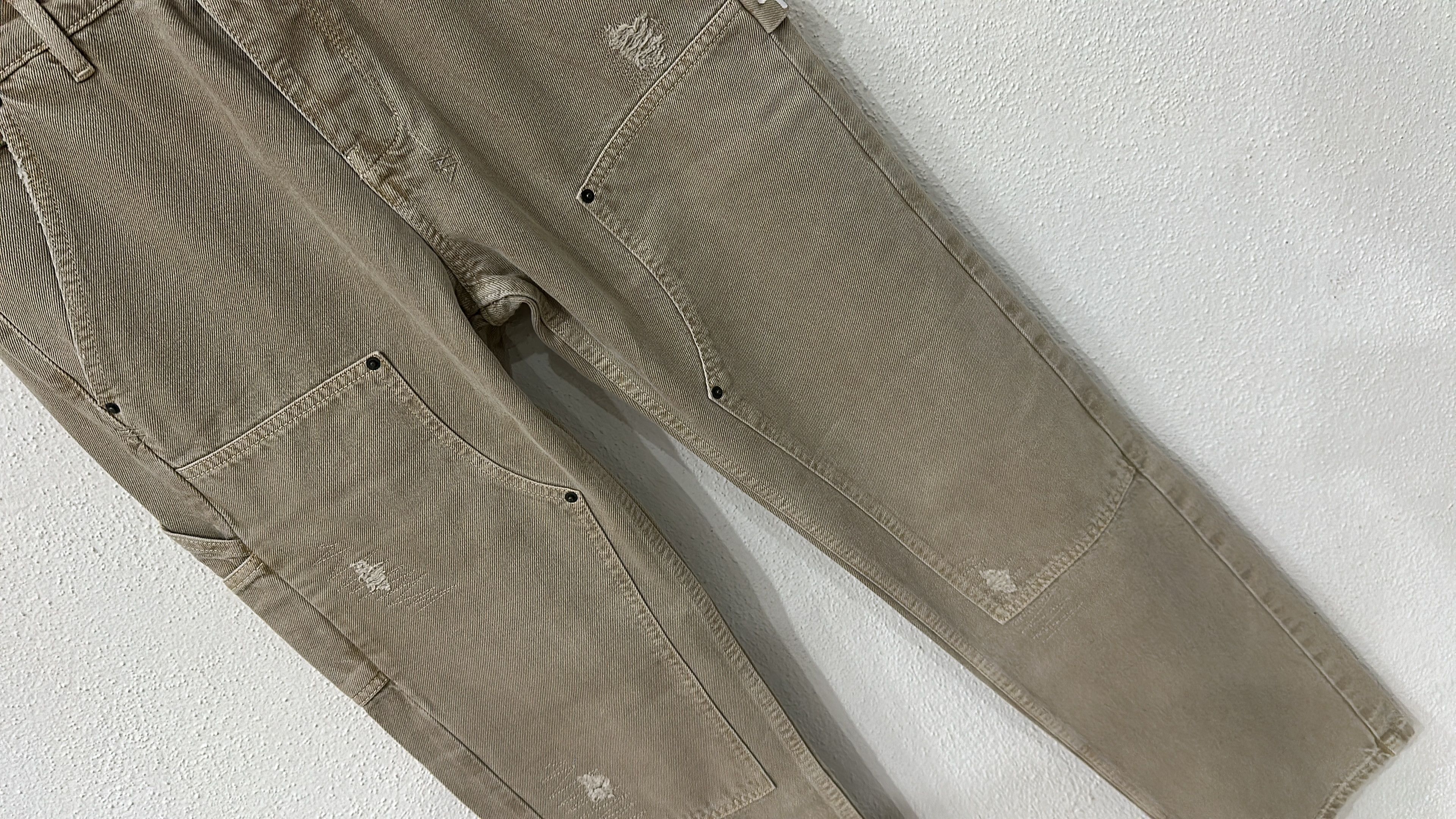 Ksubi Ksubi Operator Double Knee Jeans Brown Size 33 Size US 33 - 5 Thumbnail