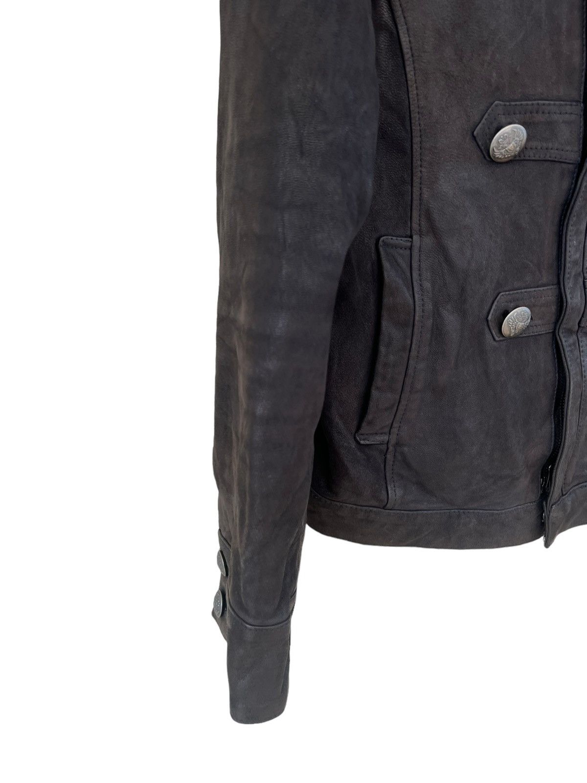 ato THE, TWELVE ( ato ) Patina Goatskin Leather Jacket Cropped Size US S / EU 44-46 / 1 - 8 Thumbnail