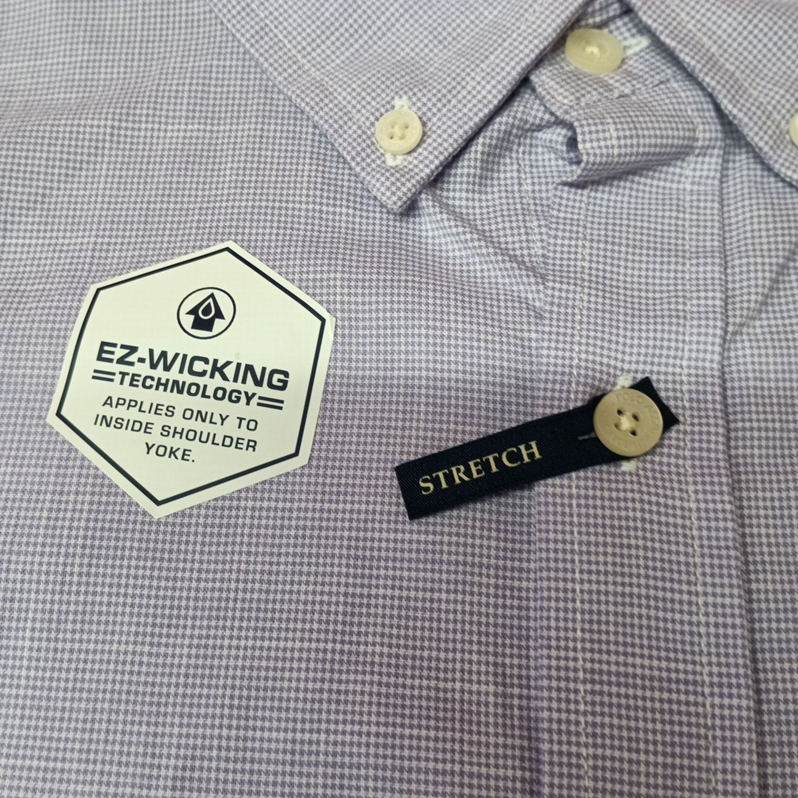 U.S. Polo Assn. U.S. Polo Assn. Woven Shirt Men's 2XL Violet Trail Checkered Size US XXL / EU 58 / 5 - 5 Thumbnail