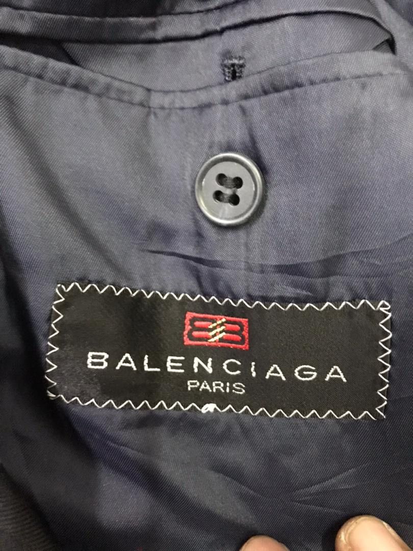 Balenciaga 💥Balenciaga Stripe Blazer Jacket Size US L / EU 52-54 / 3 - 11 Thumbnail