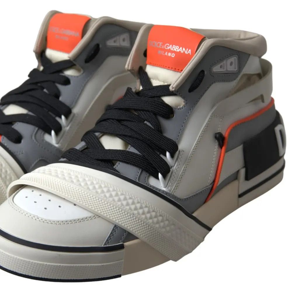 Dolce & Gabbana o1y0125 Logo Hi-Top Sneakers in Multicolor Size US 7 / EU 40 - 7 Thumbnail