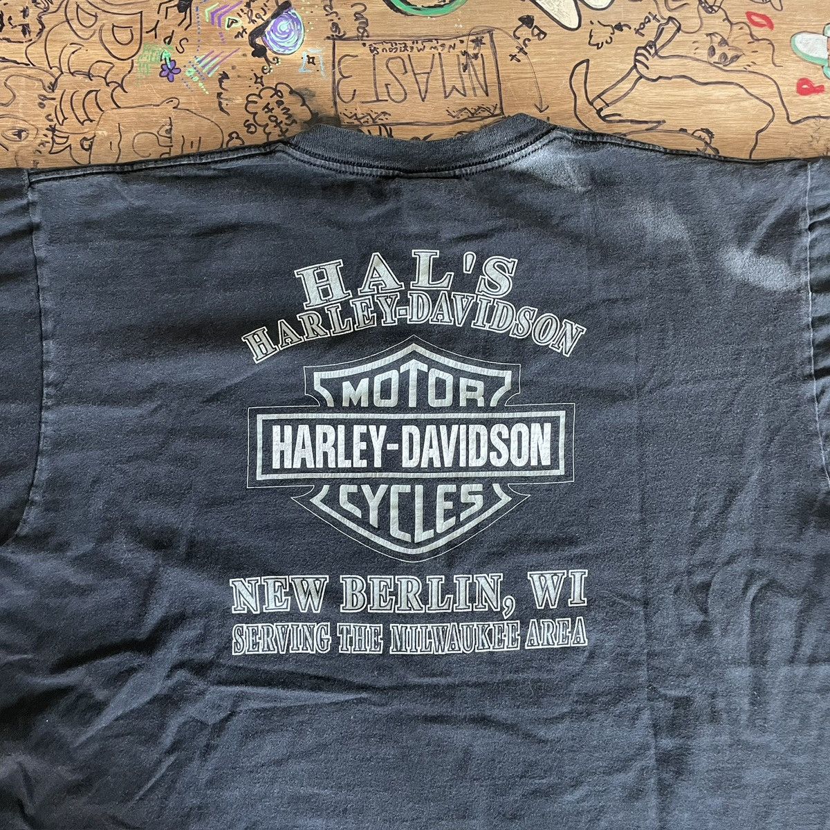 Harley Davidson × Vintage Harley Davidson T Shirt Size US XL / EU 56 / 4 - 3 Thumbnail