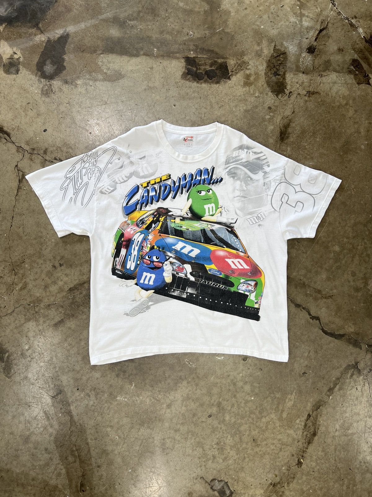 NASCAR Vintage 2004 M&Ms AOP Elliott Sadler Robert Yates Tee XL Size US XL / EU 56 / 4 - 2 Thumbnail