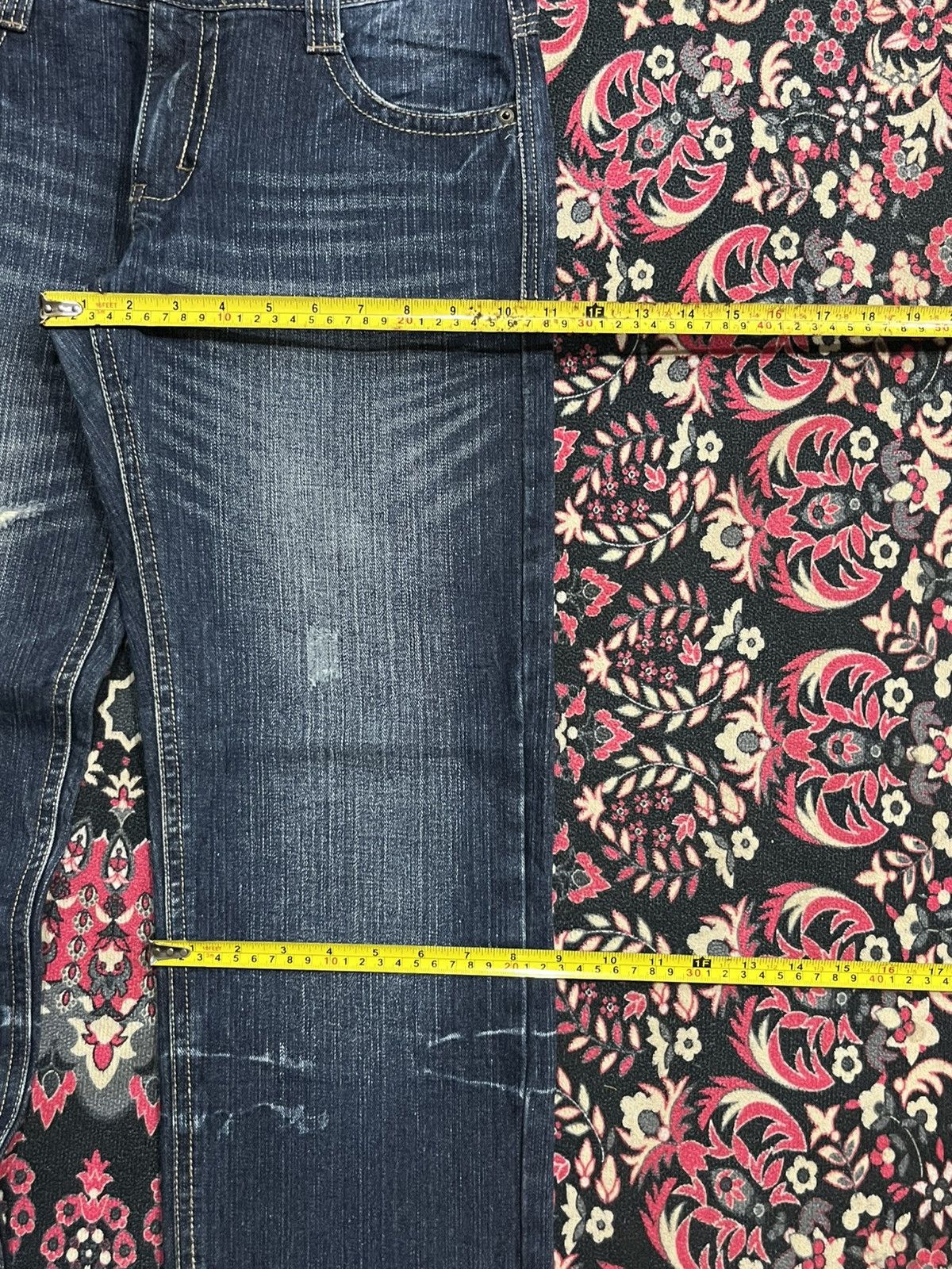 Japanese Brand Japanese Brand Dark Blue Whisker Straight Leg Jeans Size US 30 / EU 46 - 12 Thumbnail
