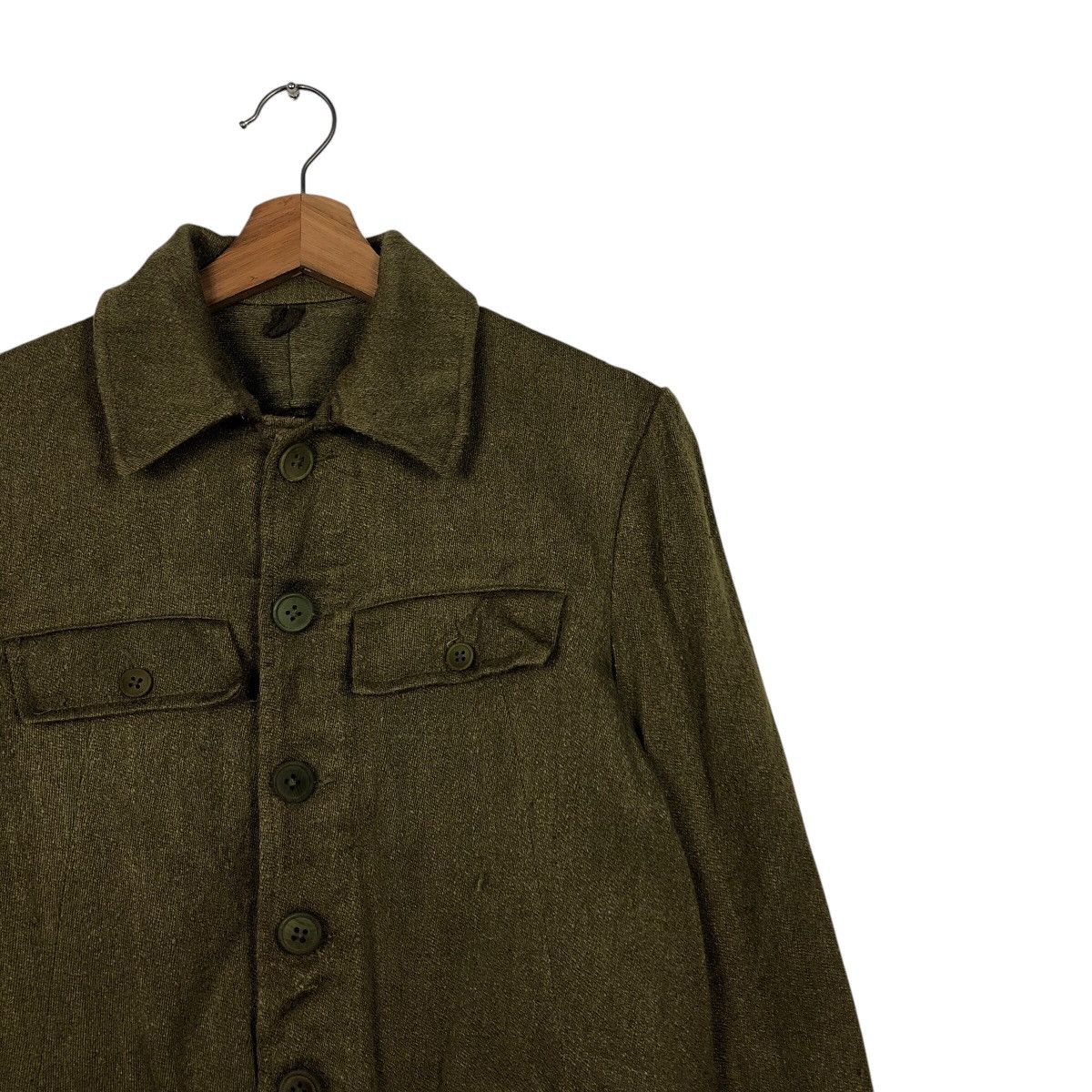 Vintage 📌Vintage Chore Worker Military Jacket US Navy Army Size US M / EU 48-50 / 2 - 7 Thumbnail