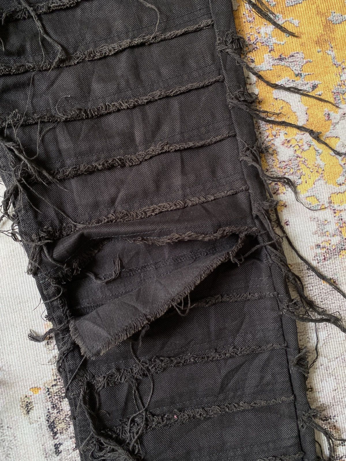 Hysteric Glamour 90’s Hysteric Glamour Black Crust Hagi Patches Denim Size US 32 / EU 48 - 9 Thumbnail