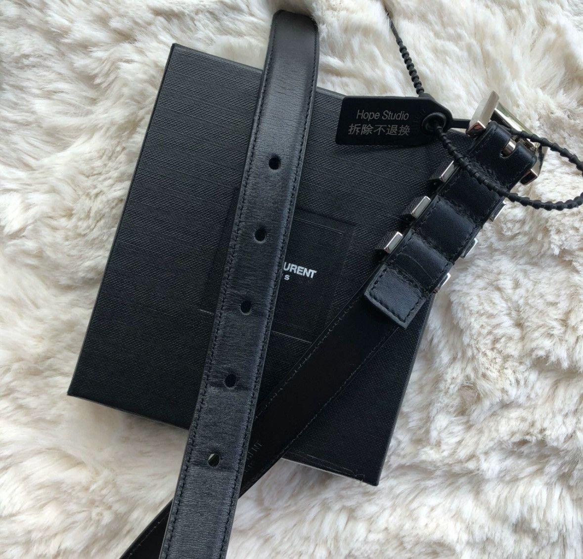 Saint Laurent Paris Saint Laurent Paris 14ss triple buckle belt Nextarrow-2505 Size ONE SIZE - 4 Thumbnail