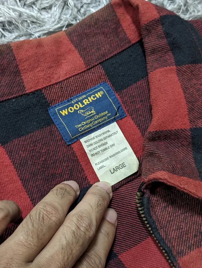 Woolrich Woolen Mills Vintage Woolrich Woolen Mills Checkered Wool Flannel Jacket Size US L / EU 52-54 / 3 - 11 Thumbnail