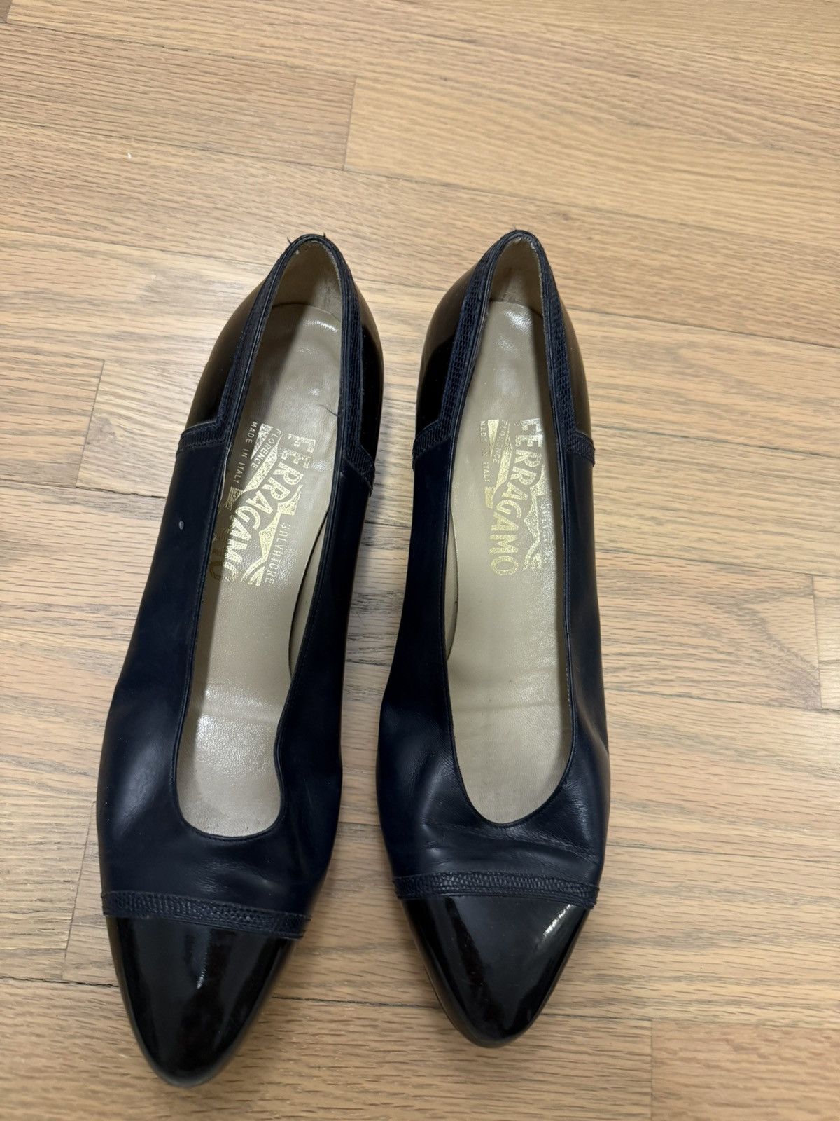 Salvatore Ferragamo Vintage Salvatore Ferragoma Women’s Shoes Size US 8.5 / IT 38.5 - 1 Thumbnail