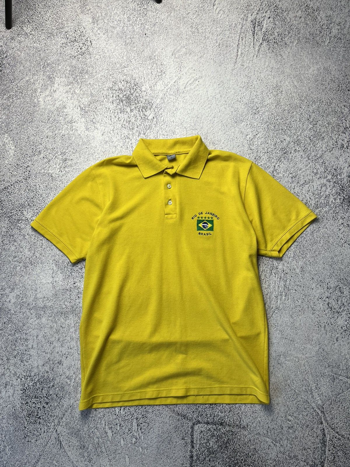 Vintage Vintage Brazil Polo Retro shirt Rare Jersey Size US M / EU 48-50 / 2 - 1 Thumbnail