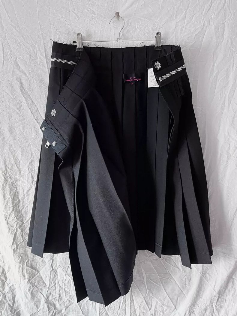 Comme des Garcons Comme des Garcons size M Pink pleated skirt skirt metal zi Size 24" / US 00 / IT 34 - 2 Thumbnail
