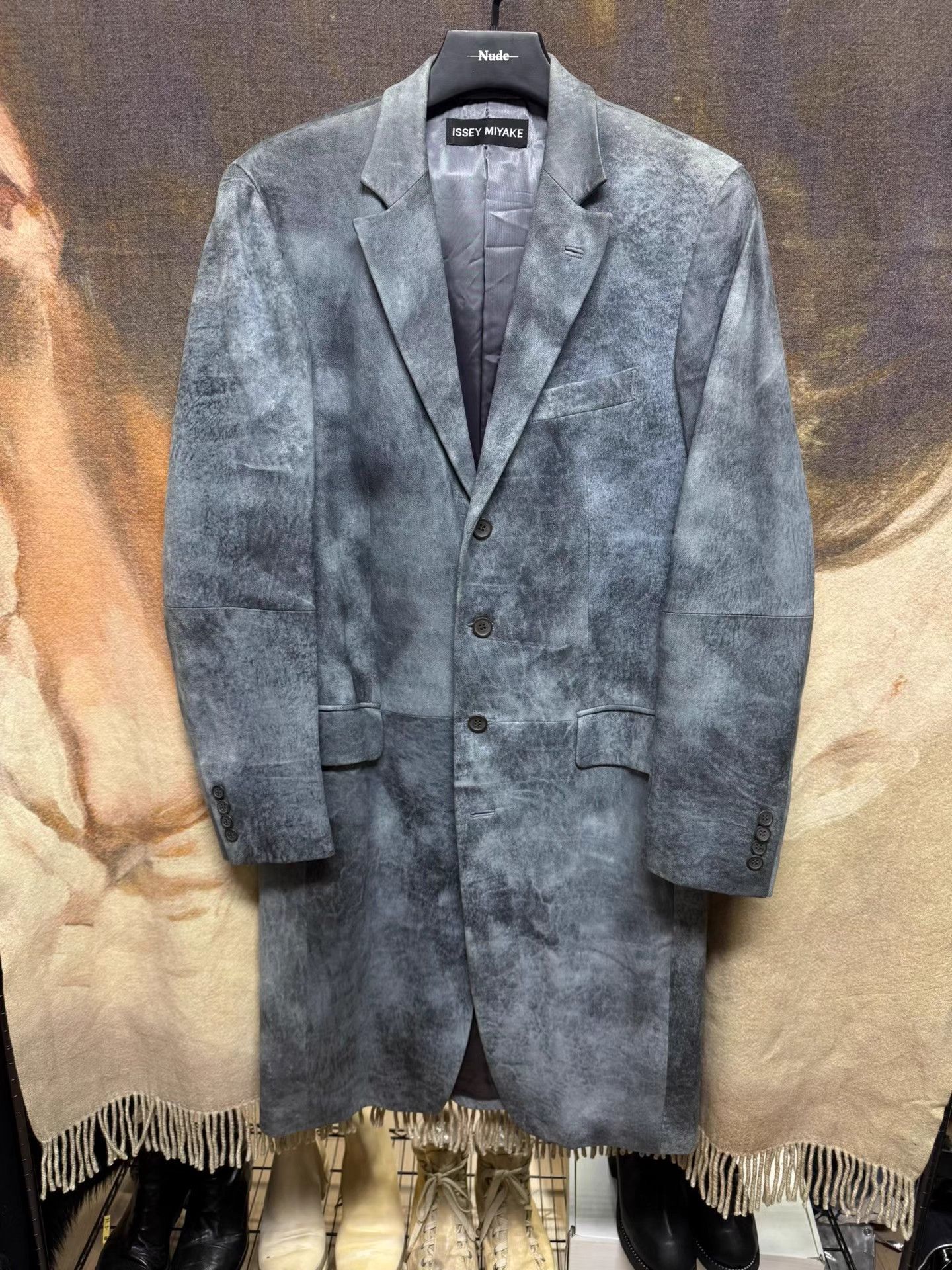 Issey Miyake Issey miyake men Early Vintage Frosted Sheepskin Coat K20 Size US L / EU 52-54 / 3 - 1 Thumbnail