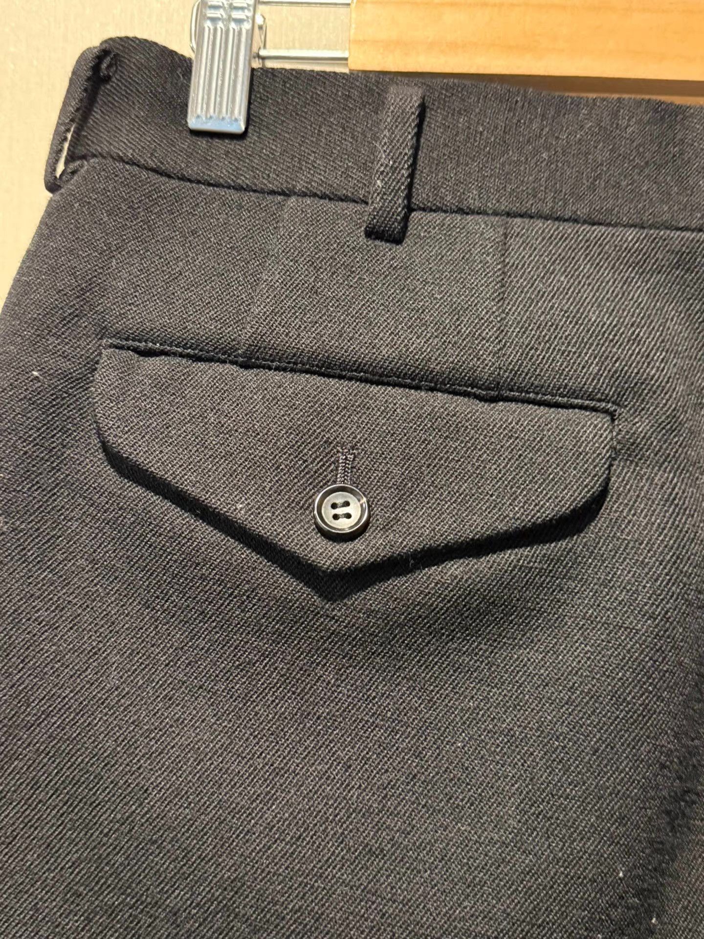 Comme des Garcons COMME des GARÇONS BLACK wool trousers Ｑ20 Size US 32 / EU 48 - 2 Thumbnail