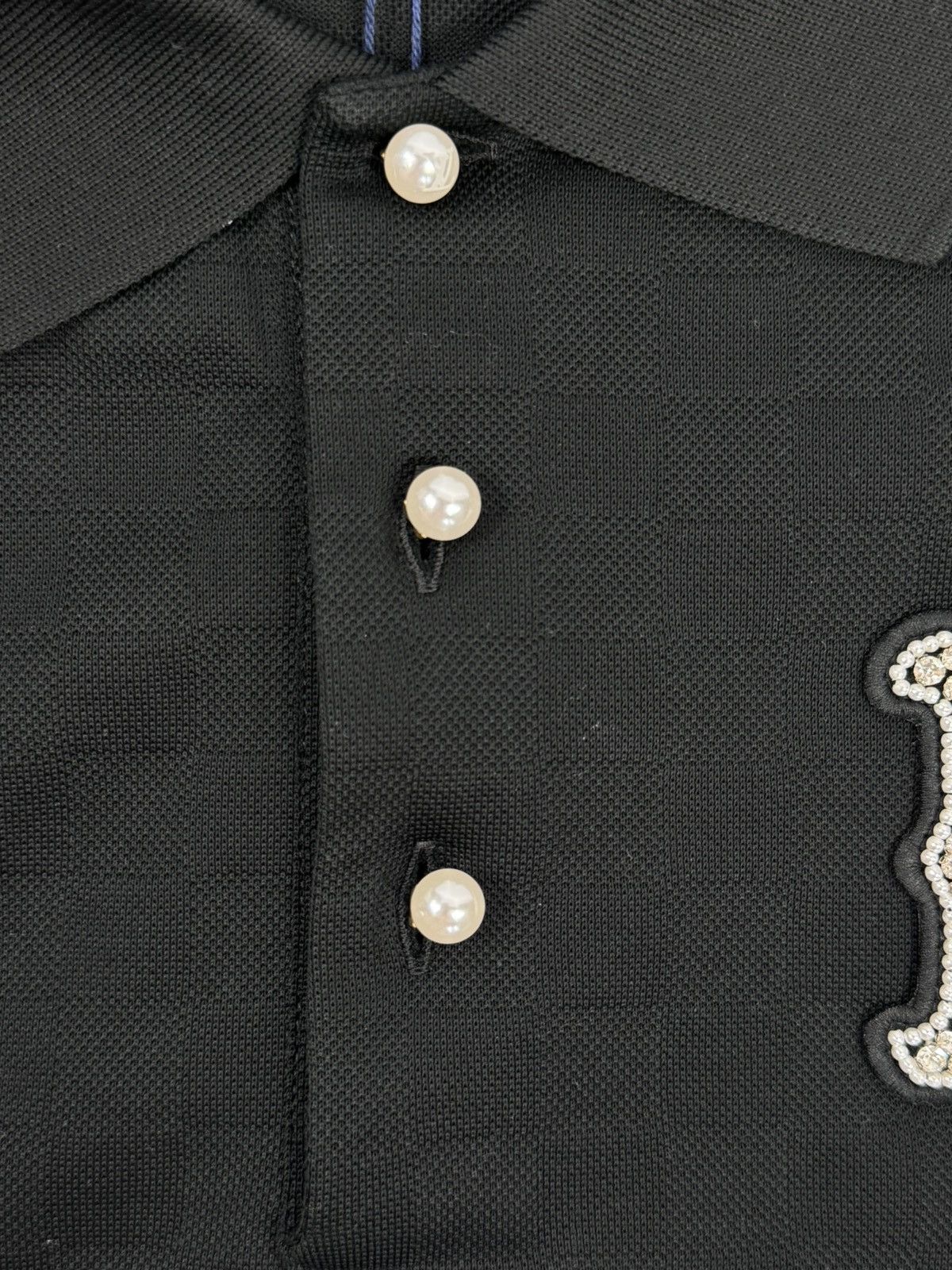 Louis Vuitton CRYSTAL PATCH LOGO T-SHIRT 1AFJEG Size US XXL / EU 58 / 5 - 4 Thumbnail